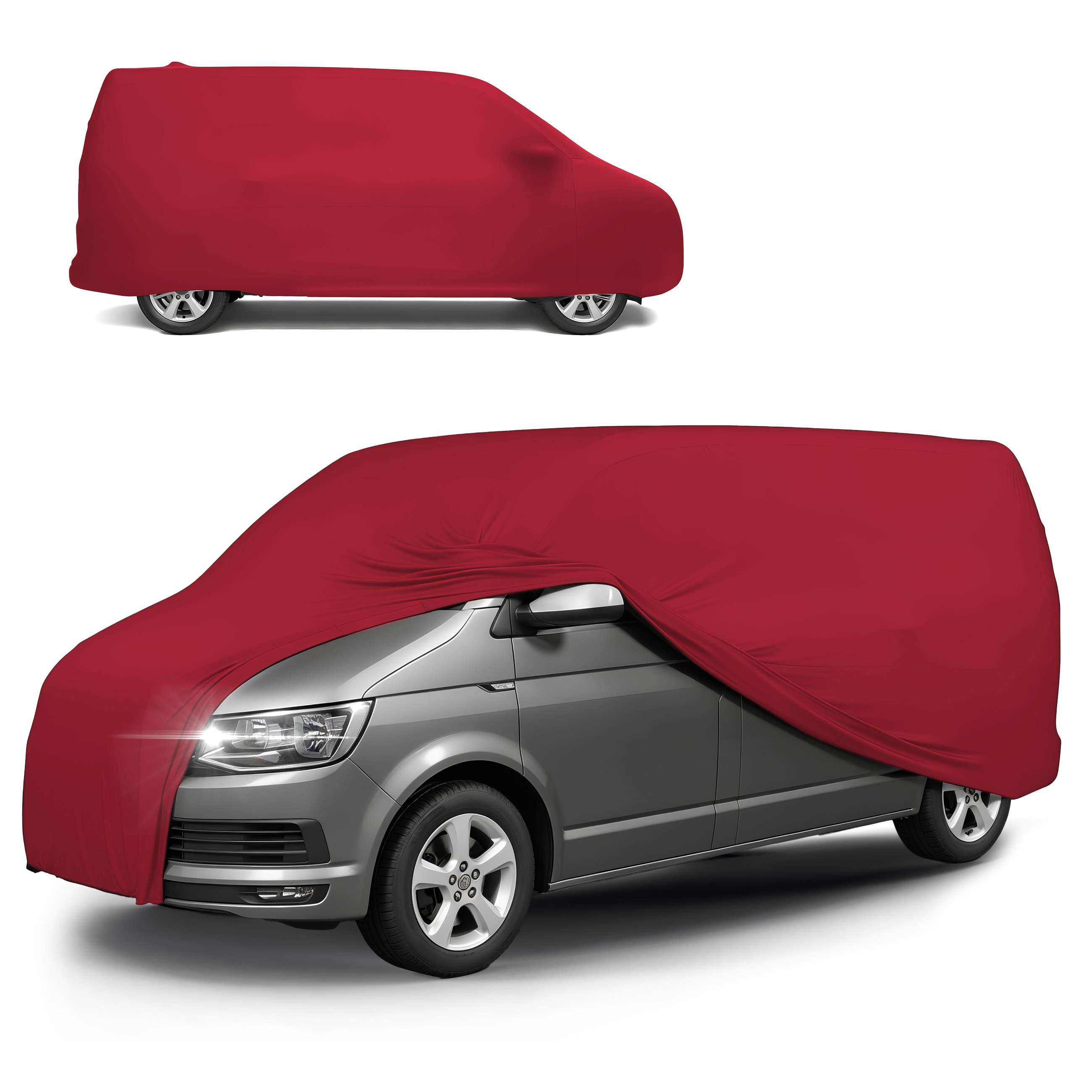 Autoplane Indoor Stretch, Transporter-Abdeckplane Größe 12 Bus rot, Walser Onlineshop