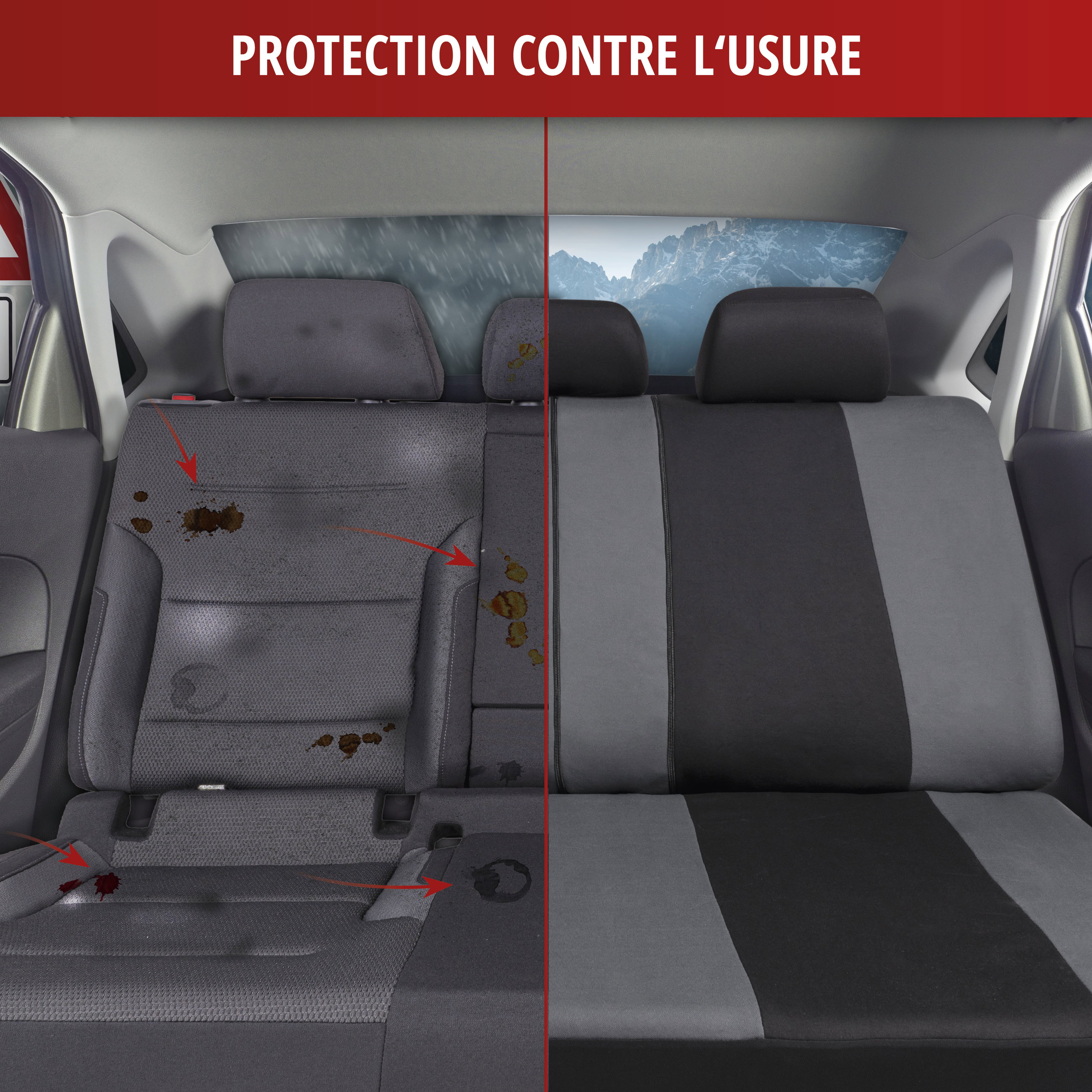 ZIPP IT Premium Inde housses de siège auto avec système de fermeture éclair