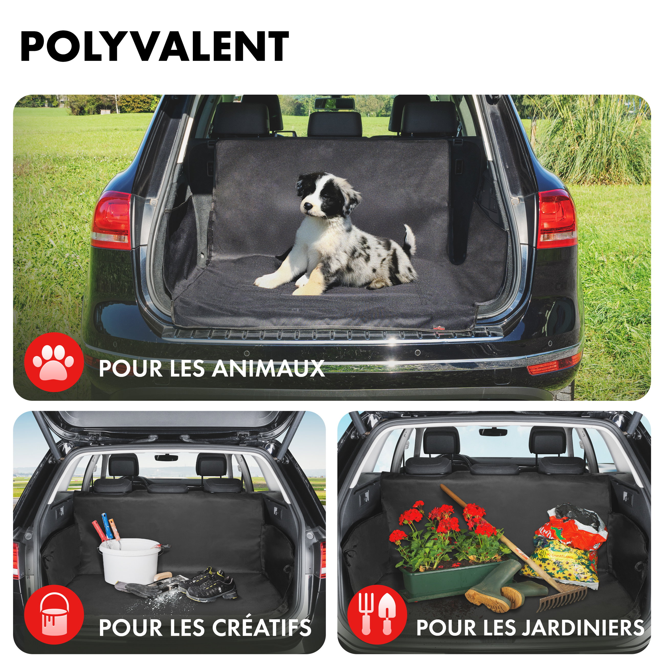 Couverture de coffre pour chien César