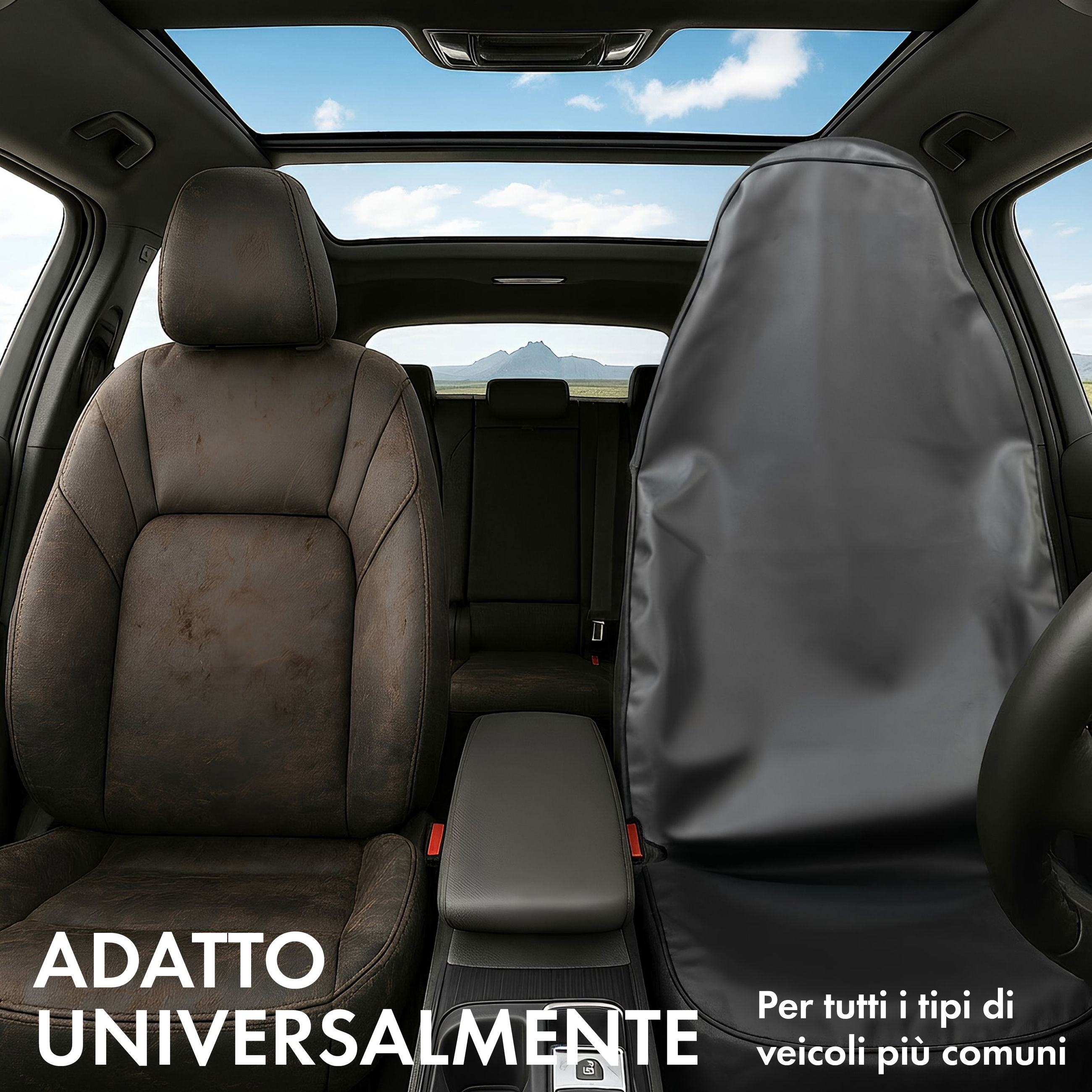autoseat, sitze, innenraum, sonnendach, abdeckung