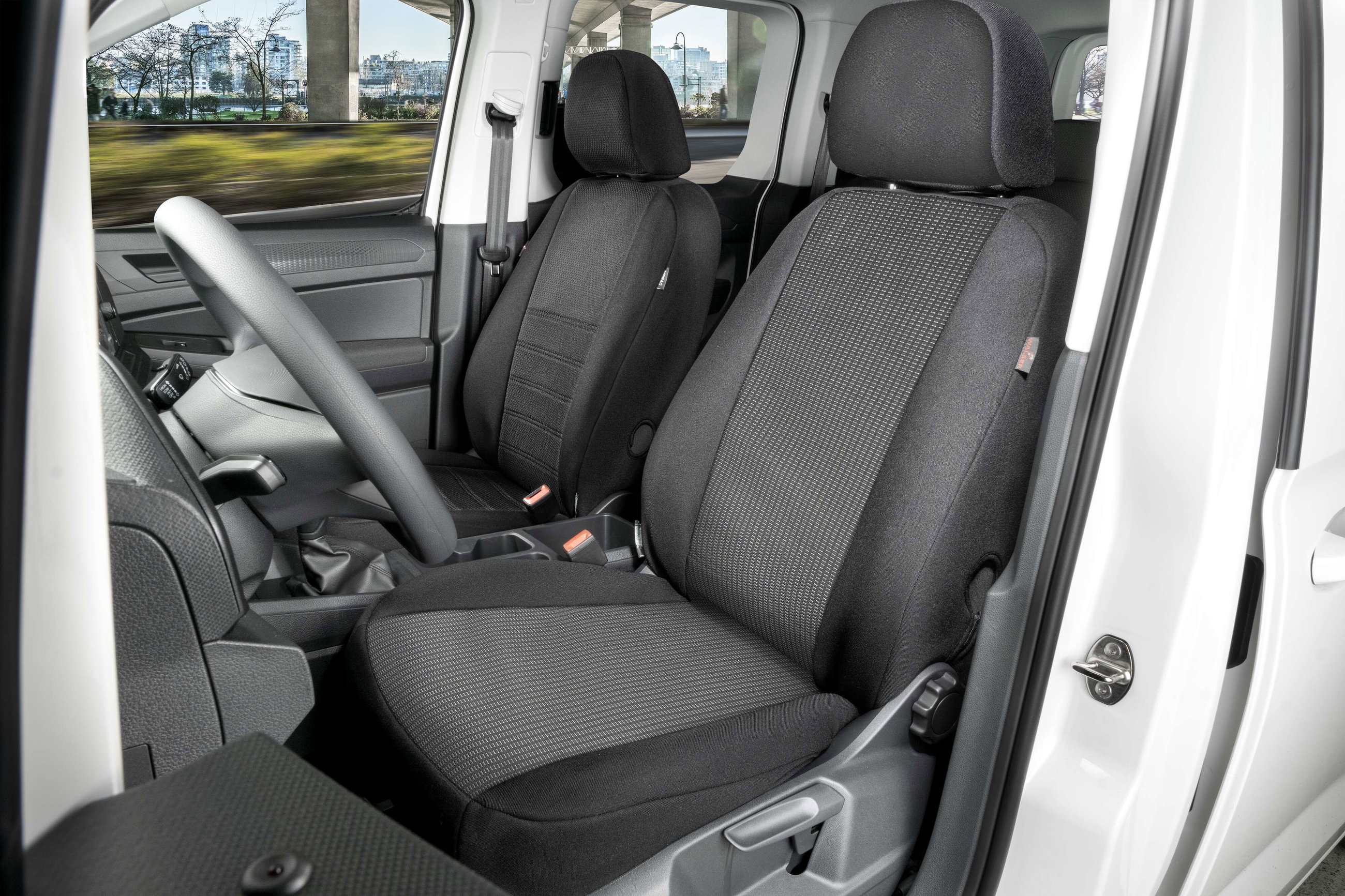 Transporter Sitzbezug Performer, 1 Einzelsitzbezug Vordersitze, PKW Schonbezug aus 100% Polyester für Van/Transporter/Bus