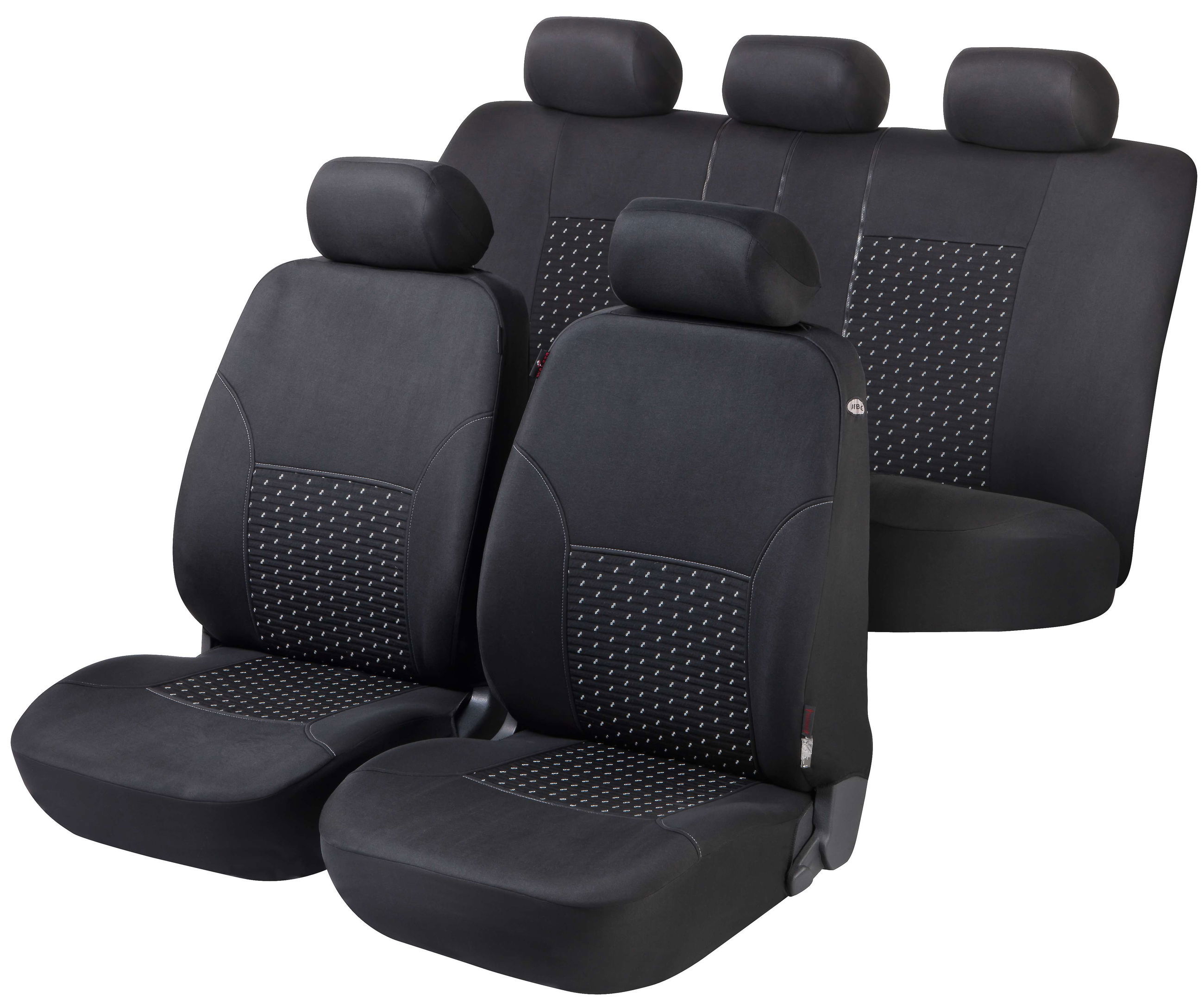 img_prd_11939_dotspot_schwarz__sall__aec__v1 Car Seat Cover Premium DotSpot grey/black