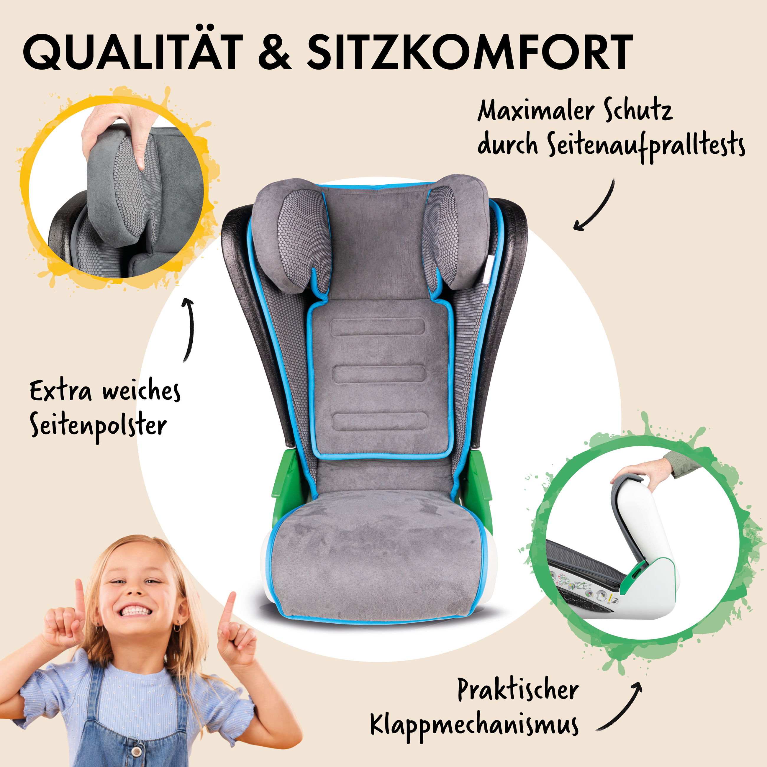 Kissen, Dekoration für Zuhause, Kind, Mädchen, Person
