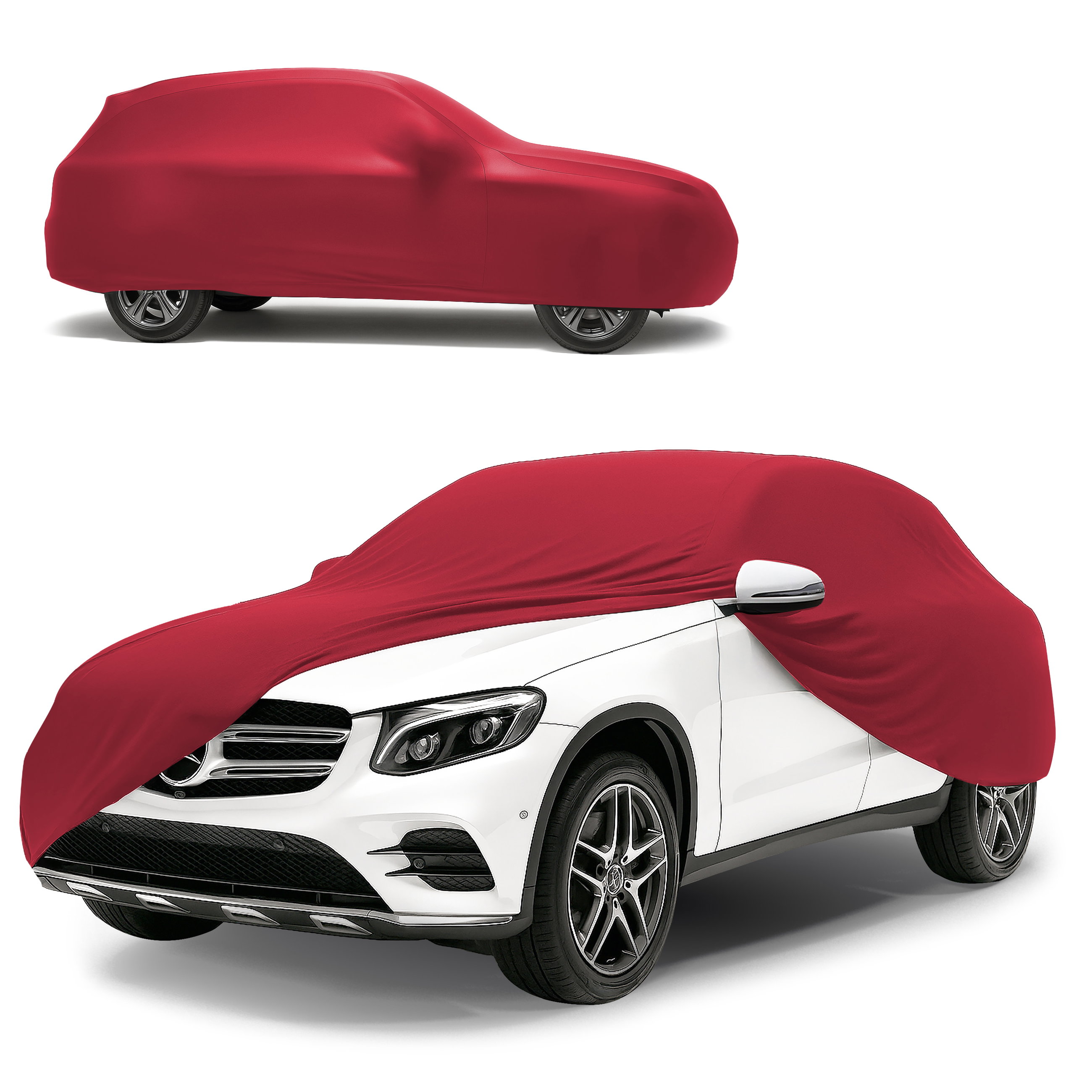Car cover Indoor Stretch size 9 SUV/VAN red, Walser Onlineshop