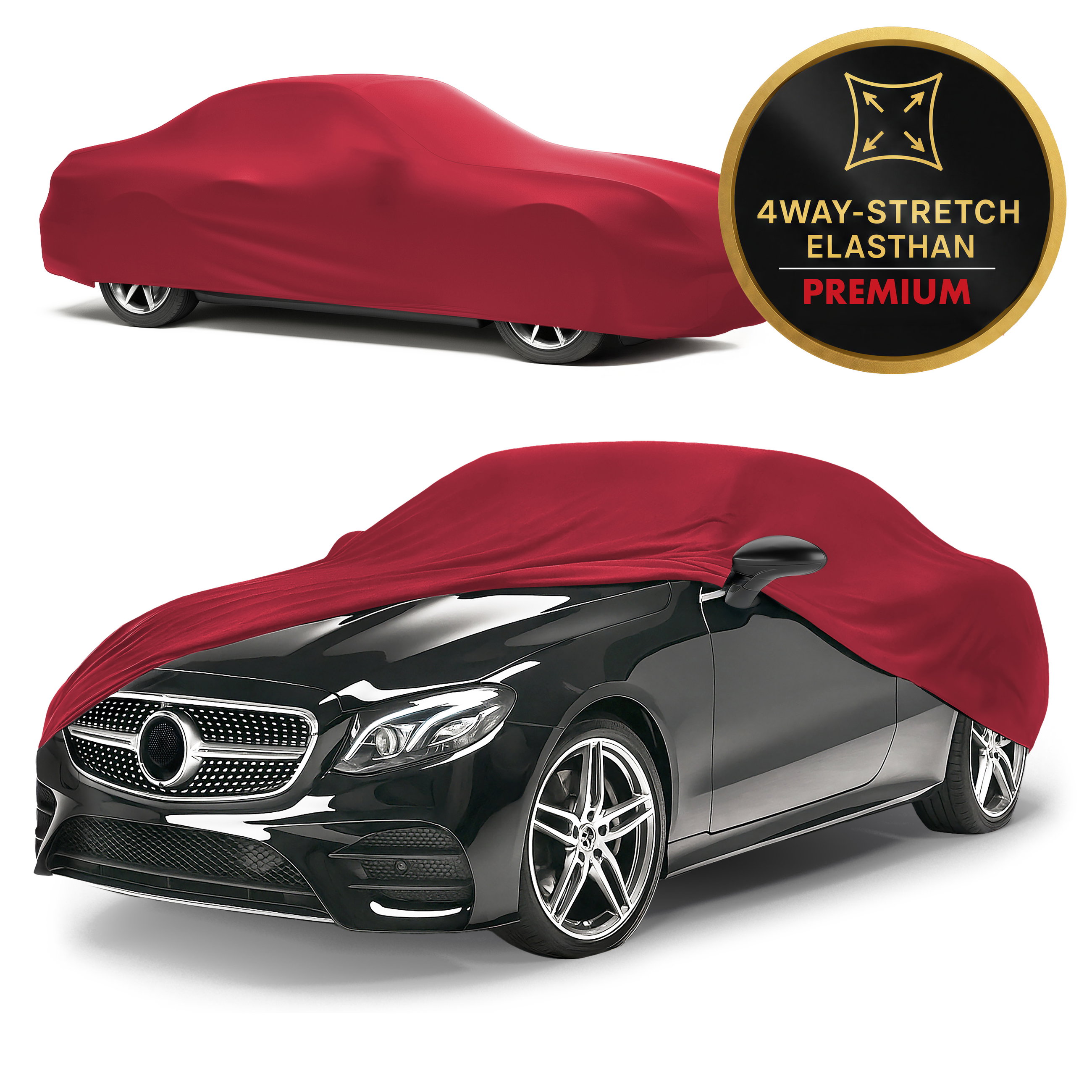 Car cover Indoor Stretch Plus size 3 car red, Walser Onlineshop