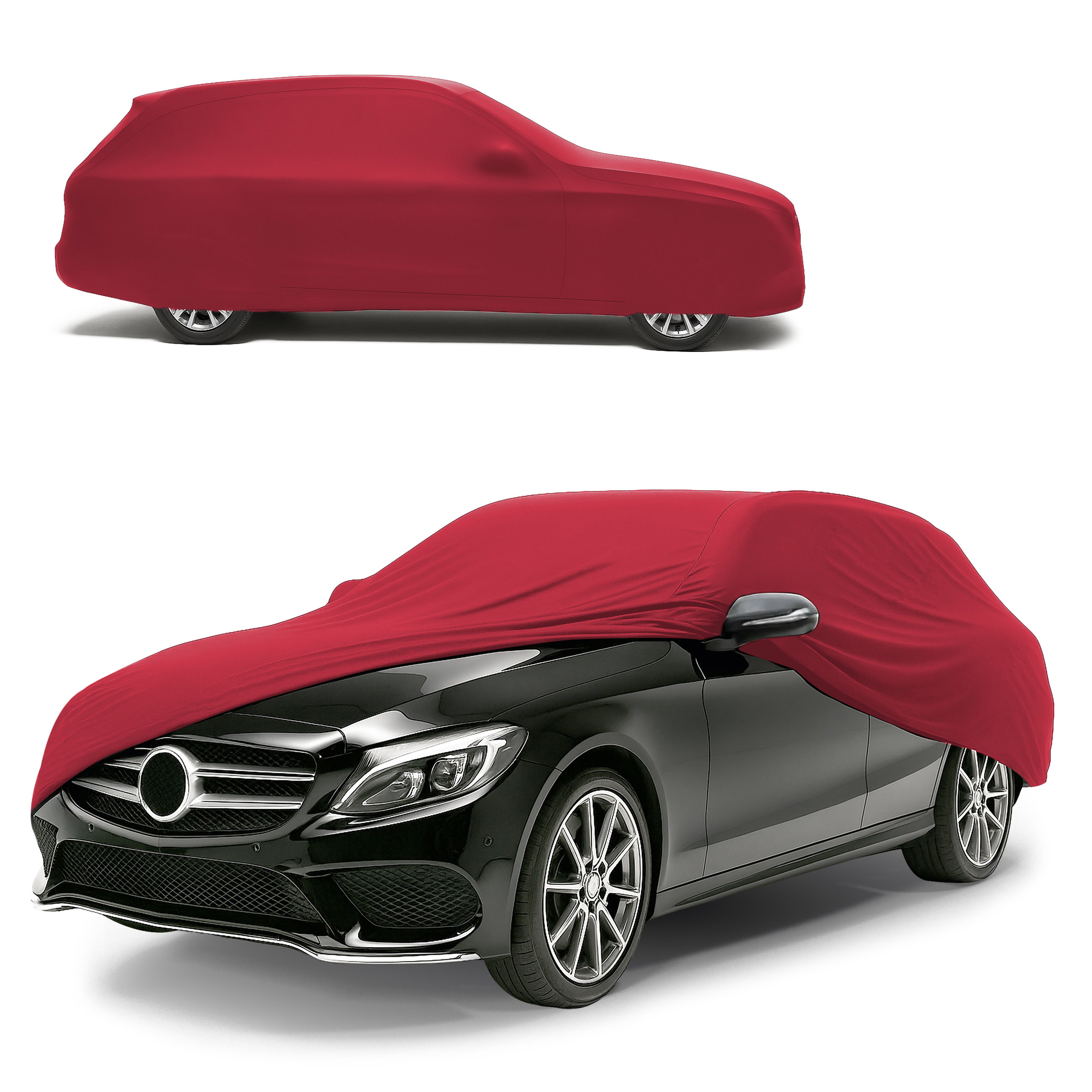 Car cover Indoor Stretch size 5 combi red, Walser Onlineshop