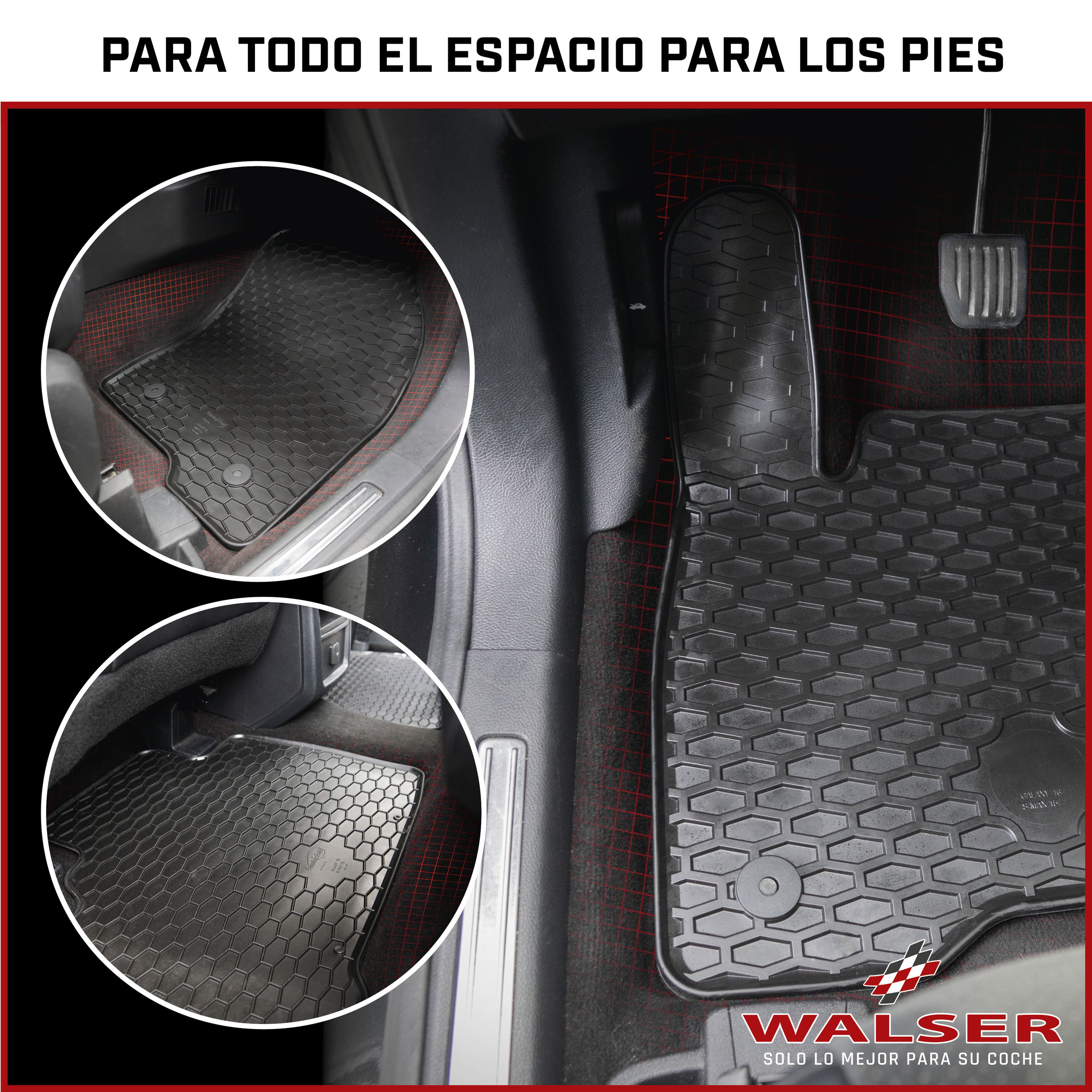 Dekoration für Zuhause, Kissen, Dekoration für Zuhause, Kissen, autoteppich, fußmatte, gummimatte, fleckenschutz, rutschfest, Gummimatten, Auto Fußmattenschutz, Hochflöchiger Bodenmat, Kofferraummatte, Fahrzeugboden, Gummimatte, Kofferraummatte, Fußmatte