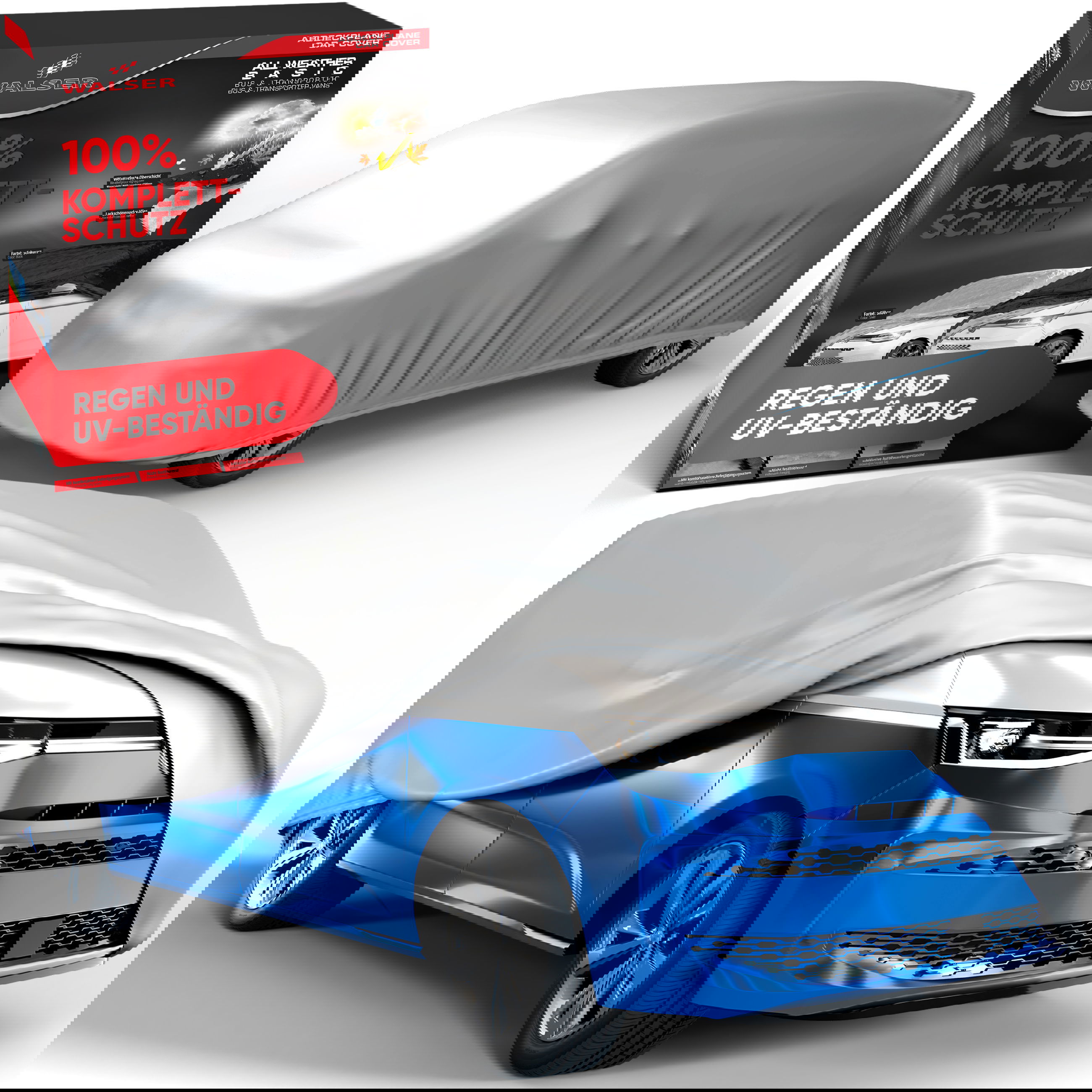 Telone per auto All Weather, telone per autobus Misura 11 argento