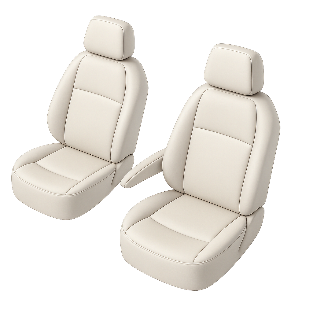 Passform Premium Sitzbezug für Mercedes-Benz Sprinter 02/2018-Heute, 2 Einzelsitzbezüge vorne + 1 Armlehnenbezug