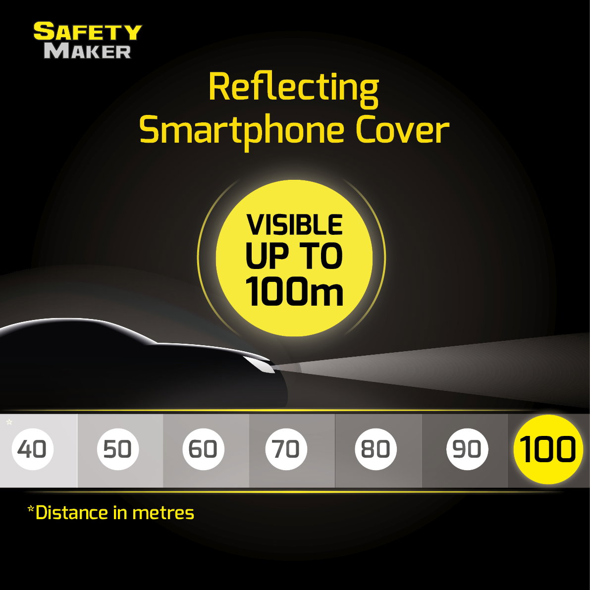 Custodia sportiva per smartphone argento-nero