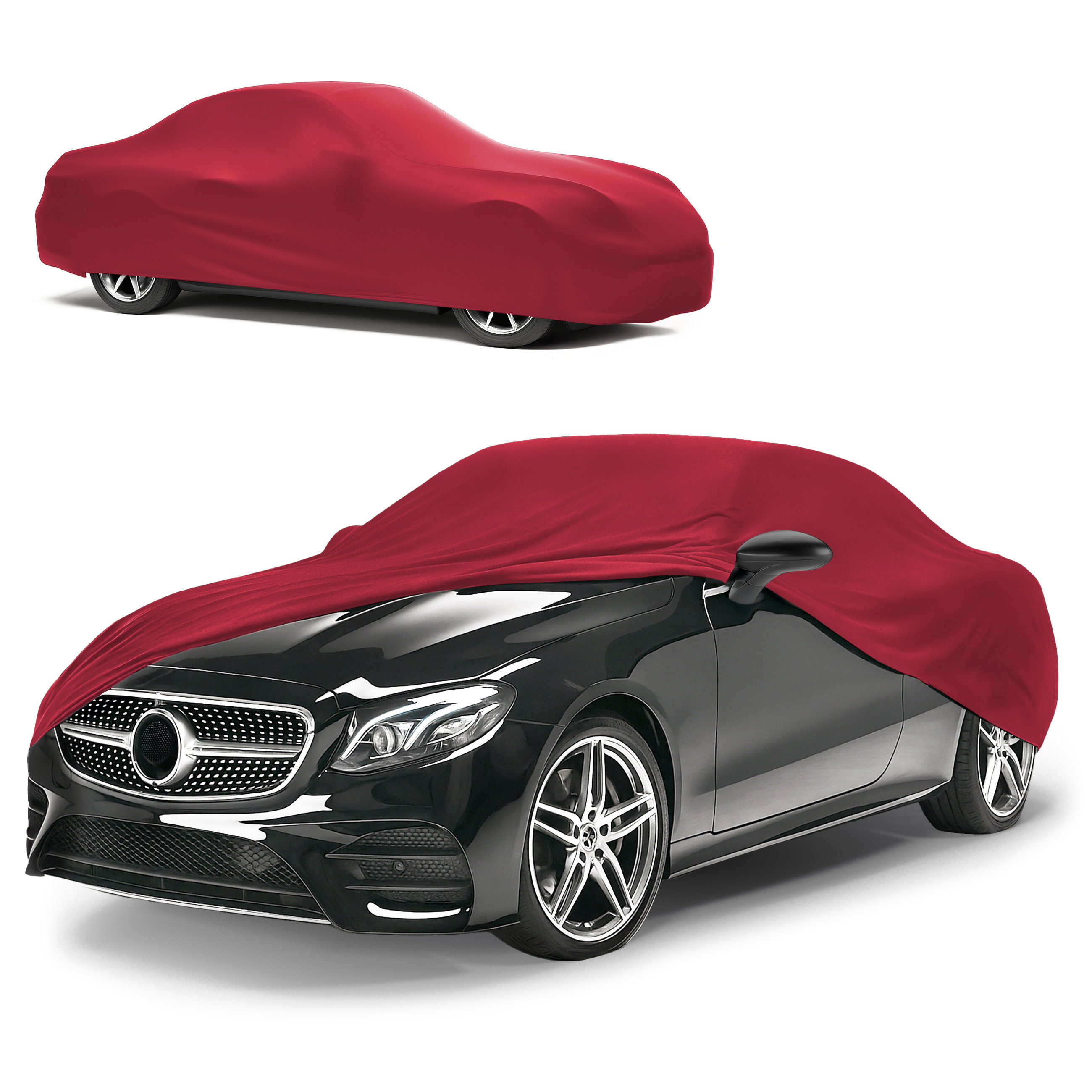 Car cover Indoor Stretch Plus size 3 car red, Walser Onlineshop