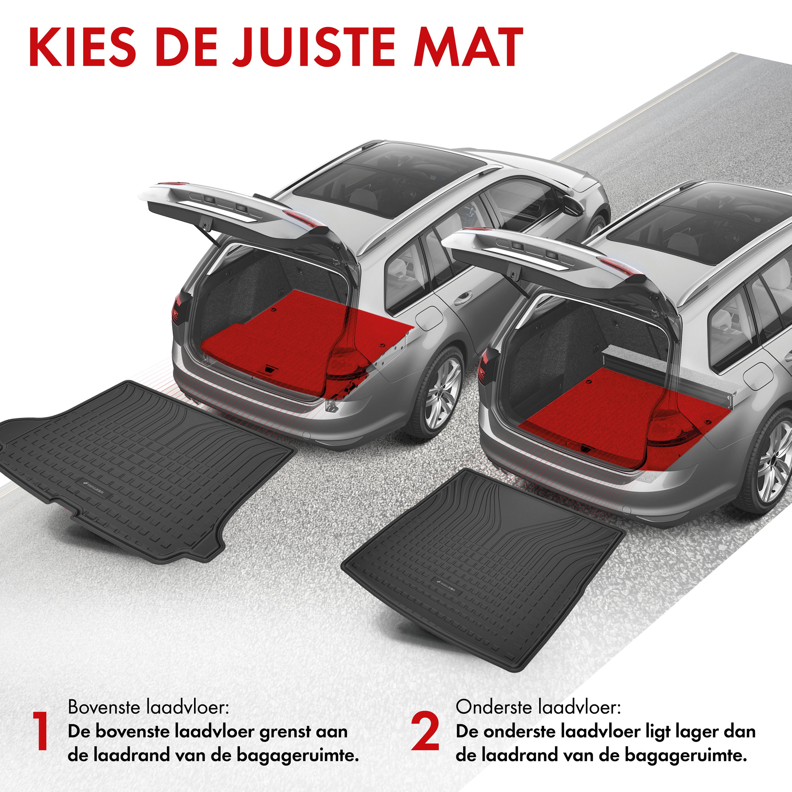 Premium kofferbak Roadmaster voor Seat Tarraco (KN2) 09/2018-Vandaag