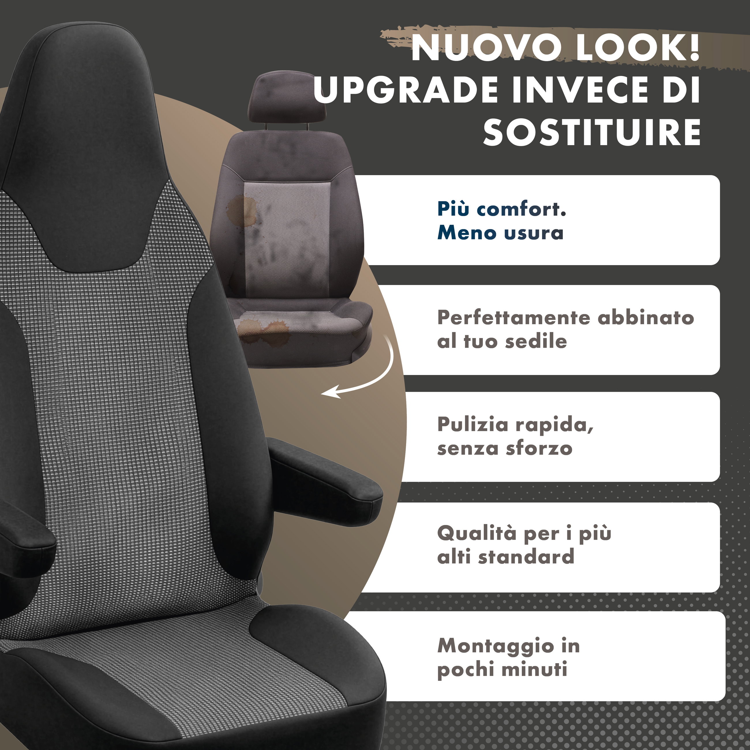 Autostuhl, Sitzbezug, Schalensitzen, Polster, Stoffbezug, auto, Autositz, vordersitz, Stoffstoel, Muster