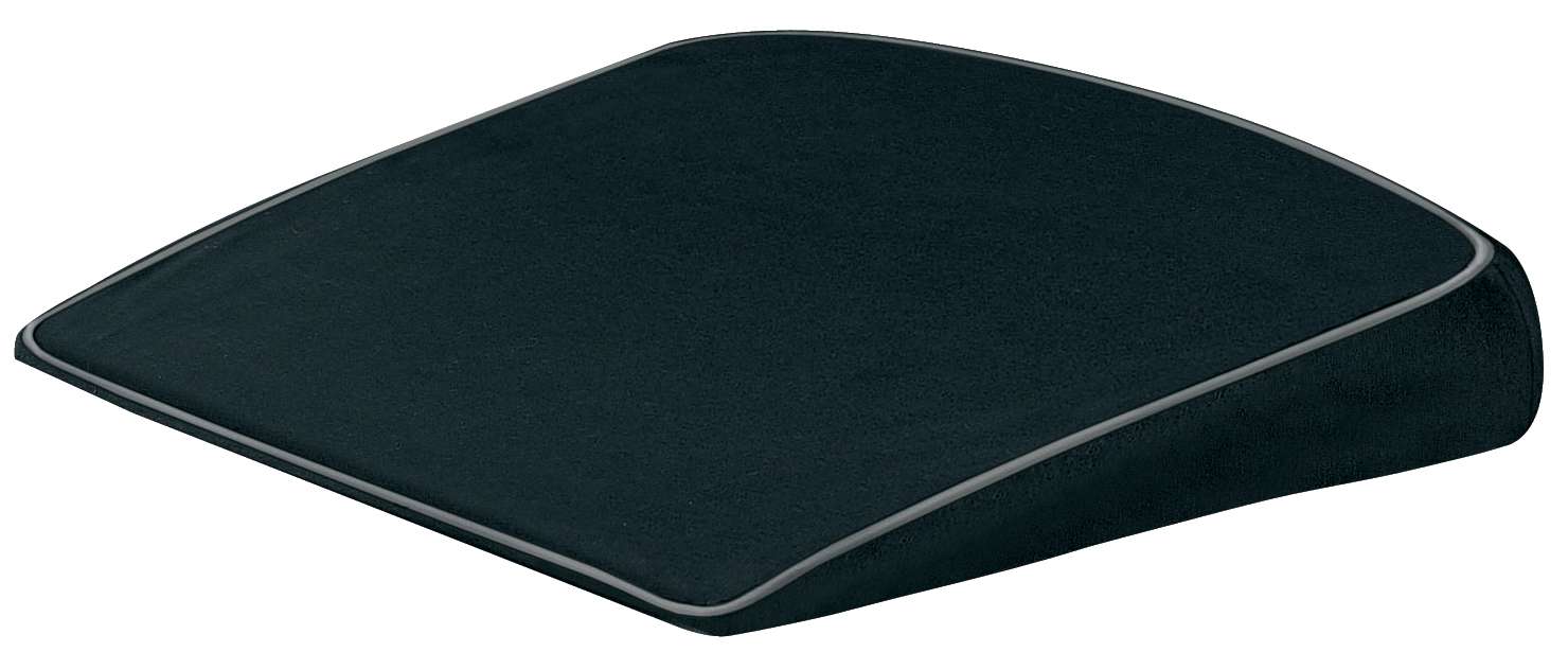 Sitzkeil Superior Joe, Auto-Keilkissen, Sitzkissen für Auto, Büro 37x33 cm schwarz