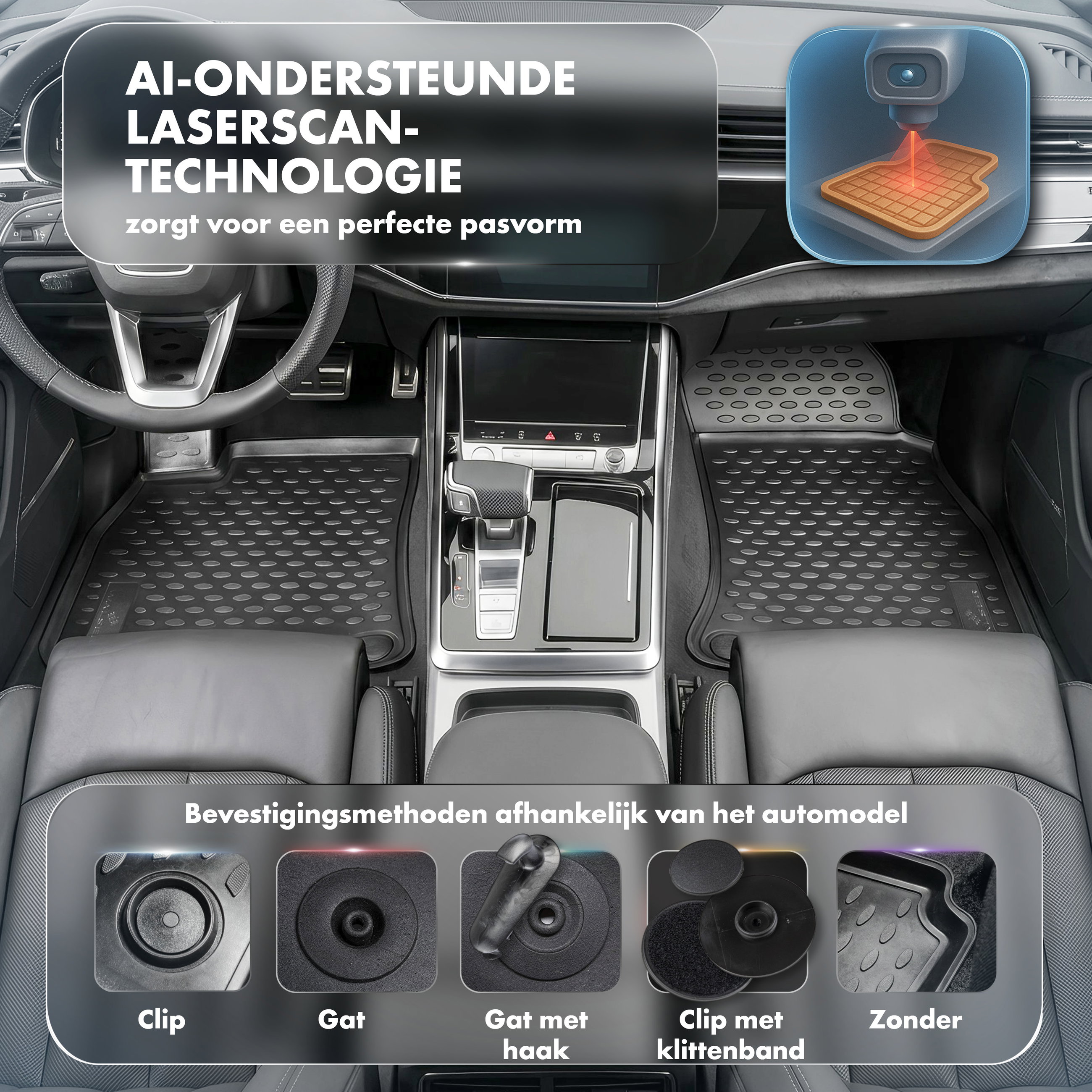 Autoinnenraum, Lederrücken, Schalensitz, Fußmatten, Zentrales Display, autoinnenraum, leder, schwarz, zentrales schaltzentrum, bodenmatte, auto interieur, mitte Konsole, Automatikgetriebe, Schaltknopf, Autofußmatten