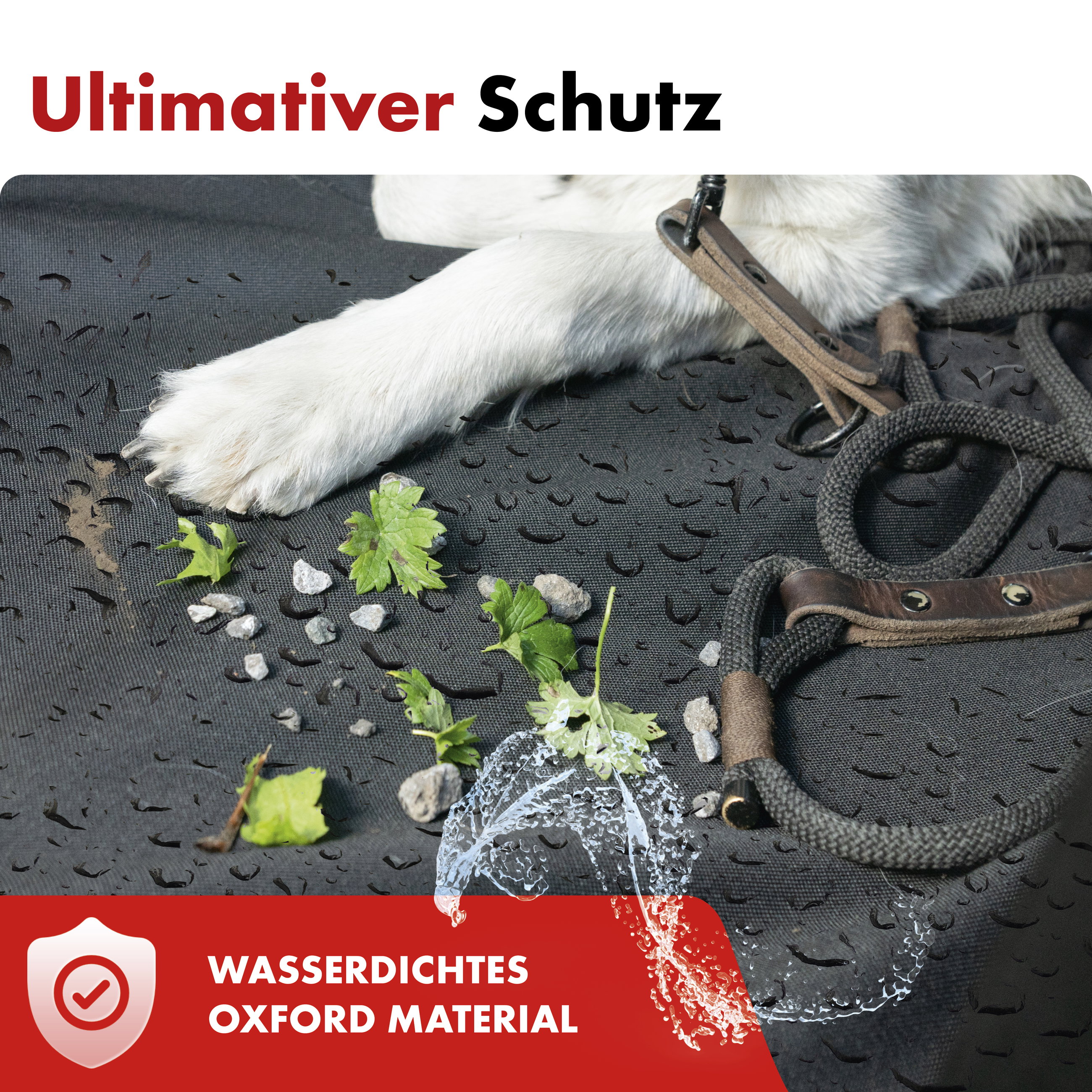 Rückbank Schondecke Boomer 145x165cm schwarz