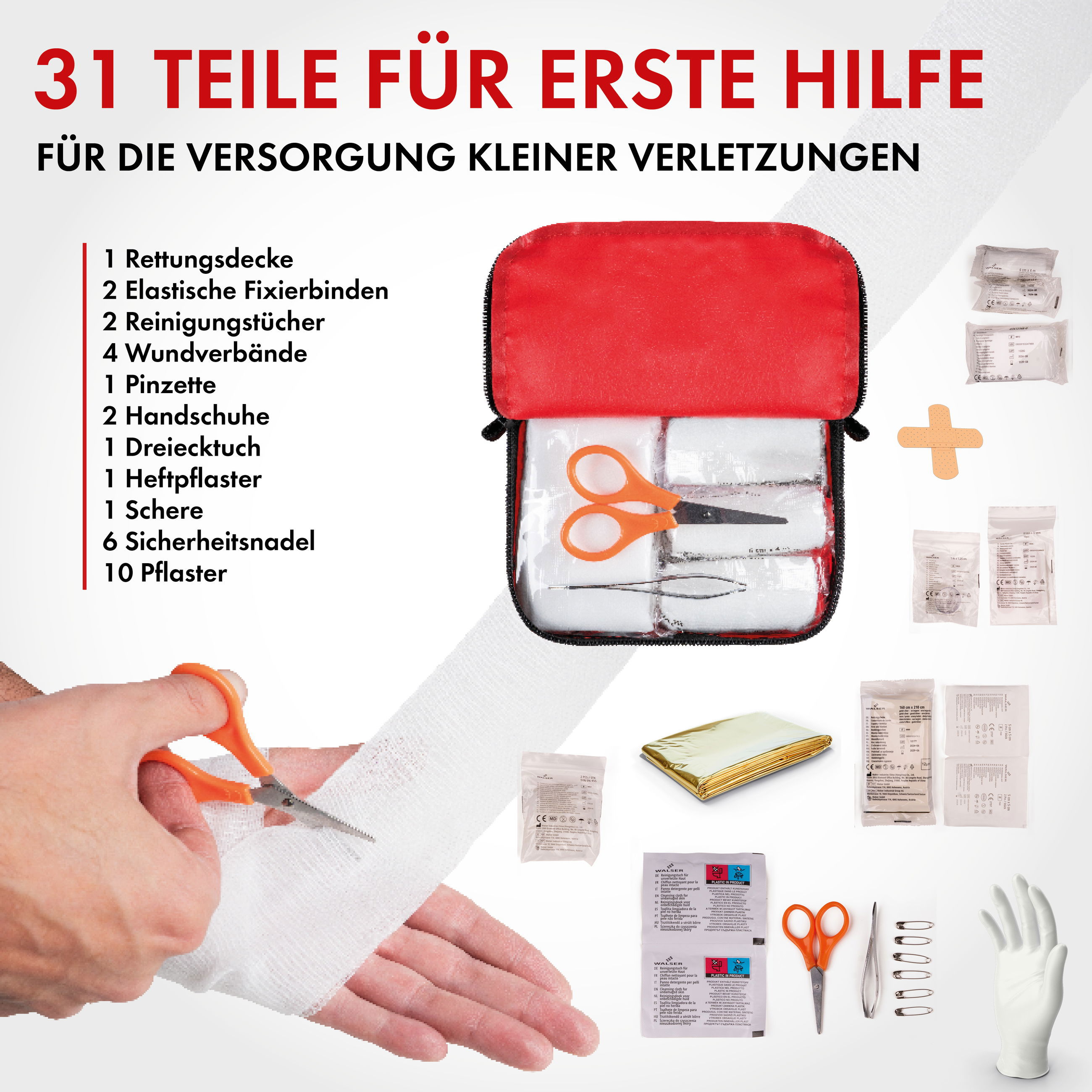 Schere, Erste Hilfe, Kleidung, Handschuh