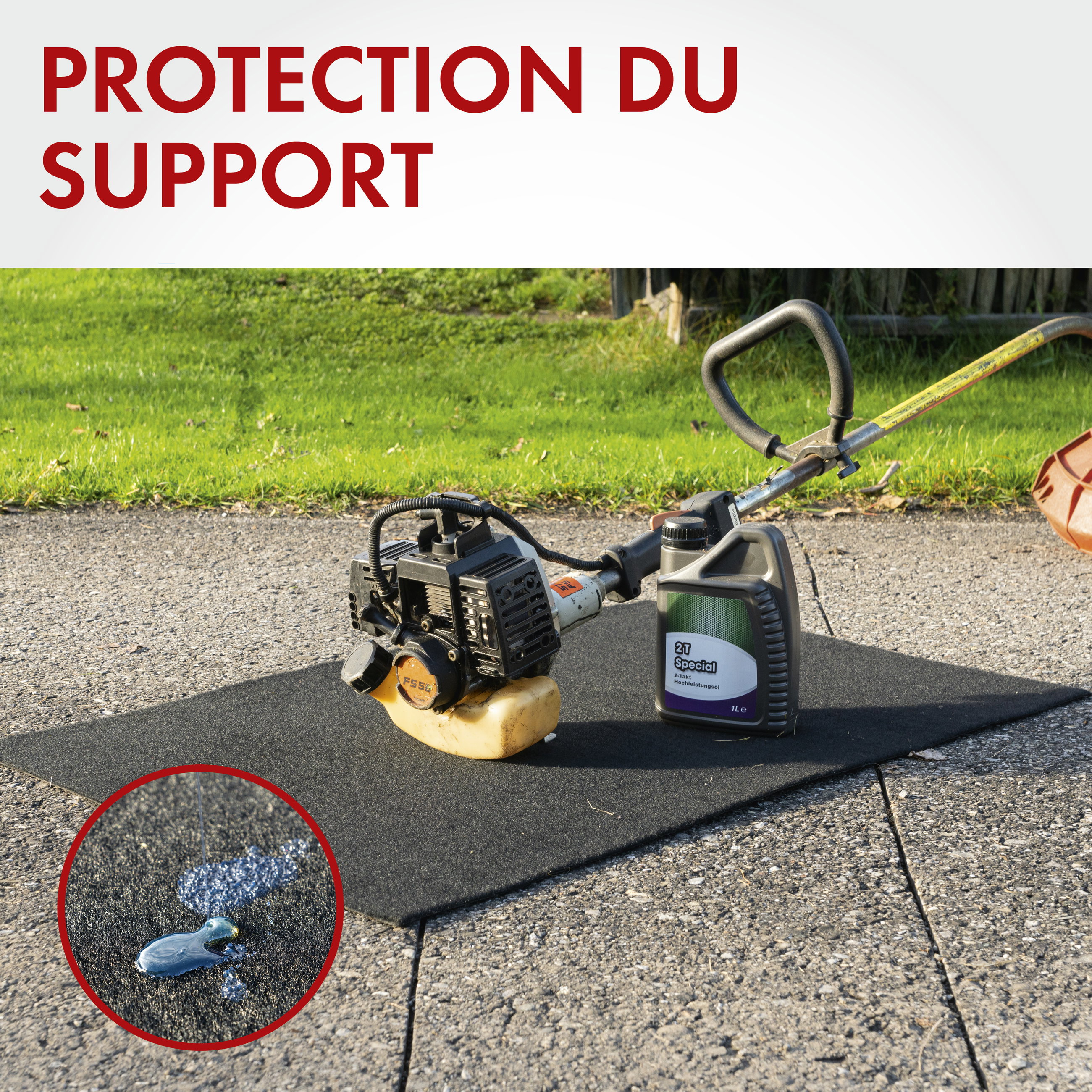 Tapis collecteur d'huile Clean Max 60x90 cm noir