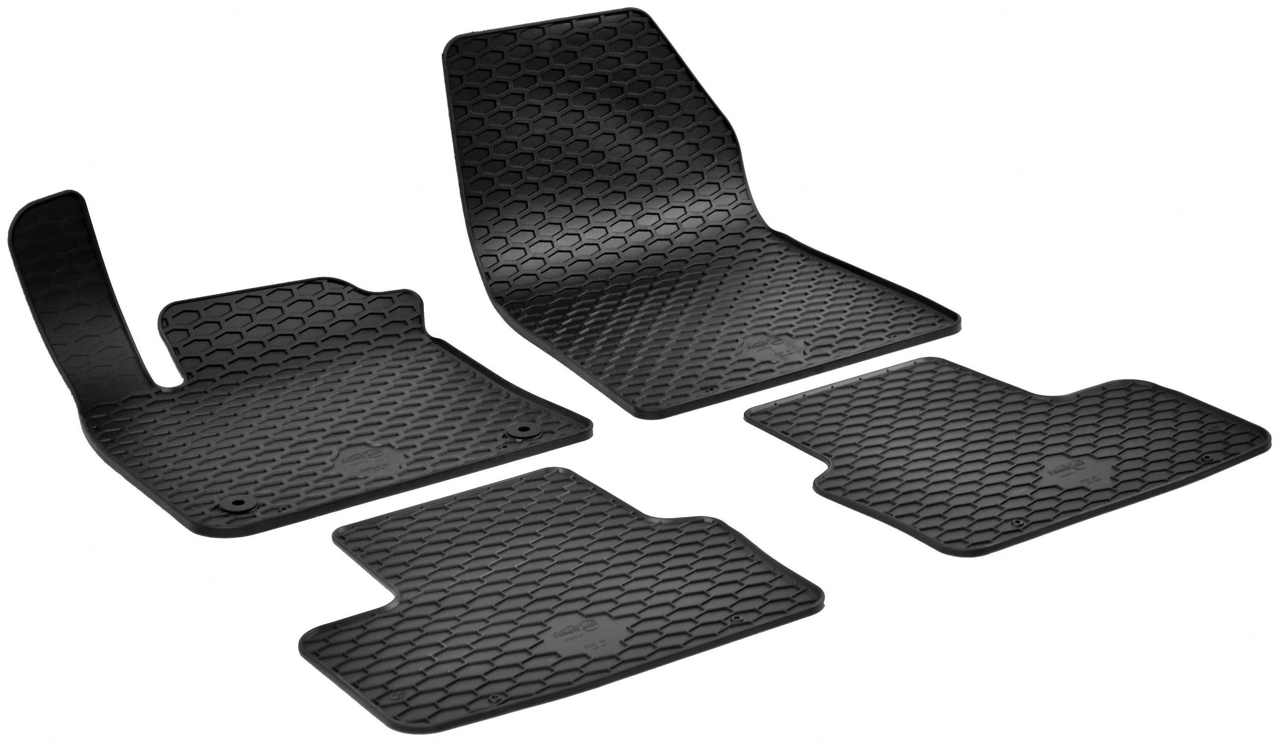 Gummifußmatten Set Für Mitsubishi Colt VI (2008-2012) – Schwarz, Maßgeschneidert & Leicht Zu Reinigen!