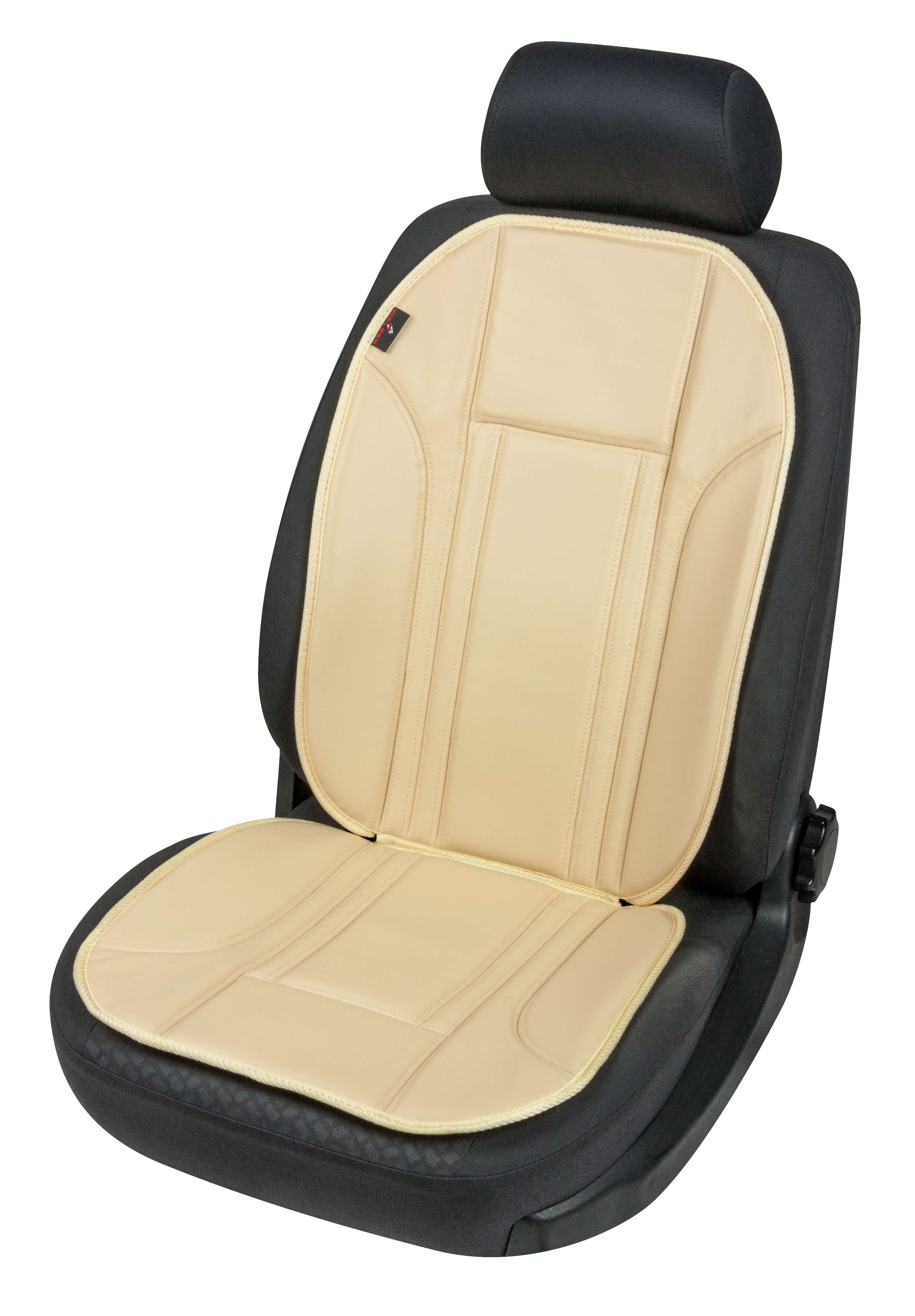 Coprisedili auto in similpelle beige Ravenna, 1 pezzo