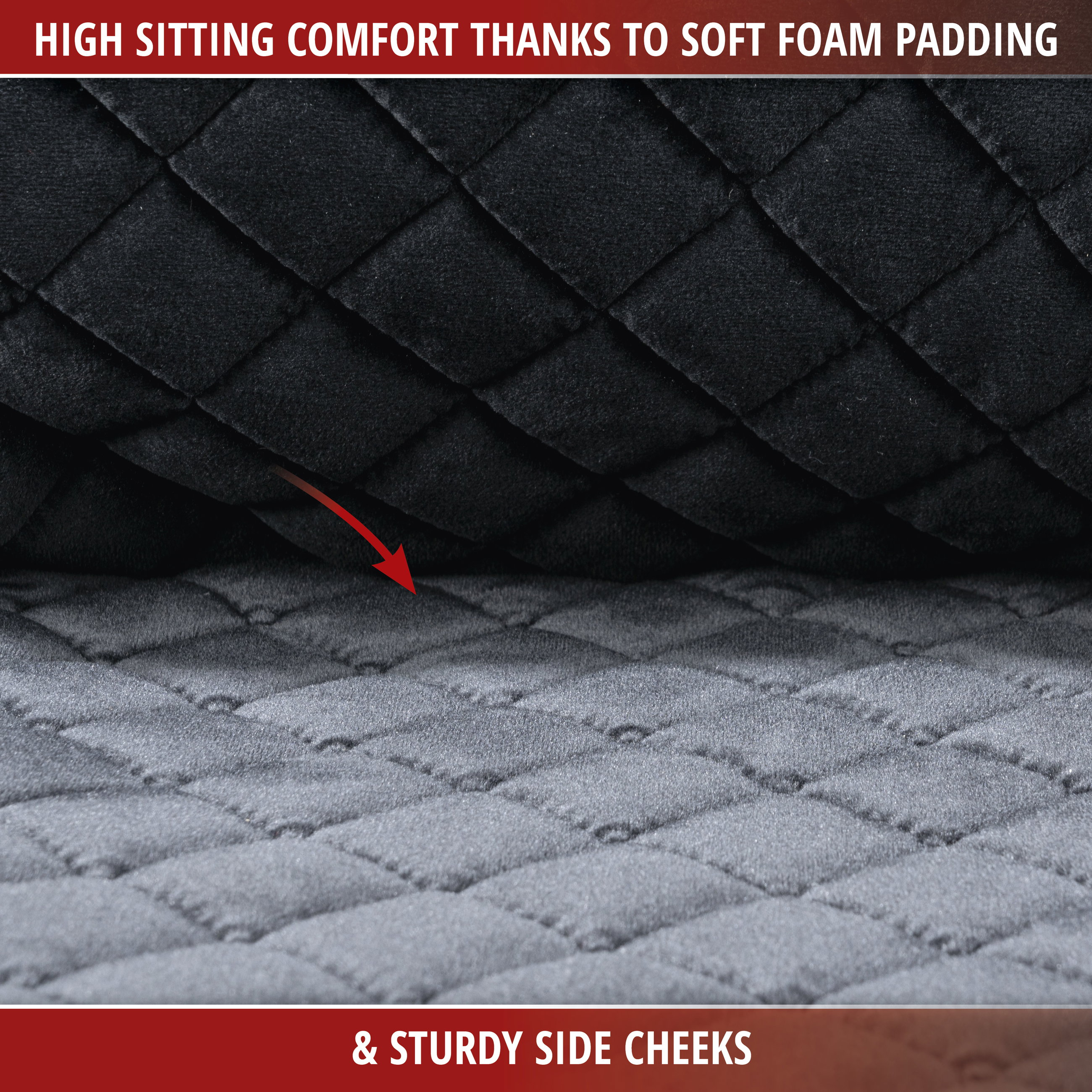 Seat cover Comfortline Luxor with anti-slip coating, 1 rear seat cover