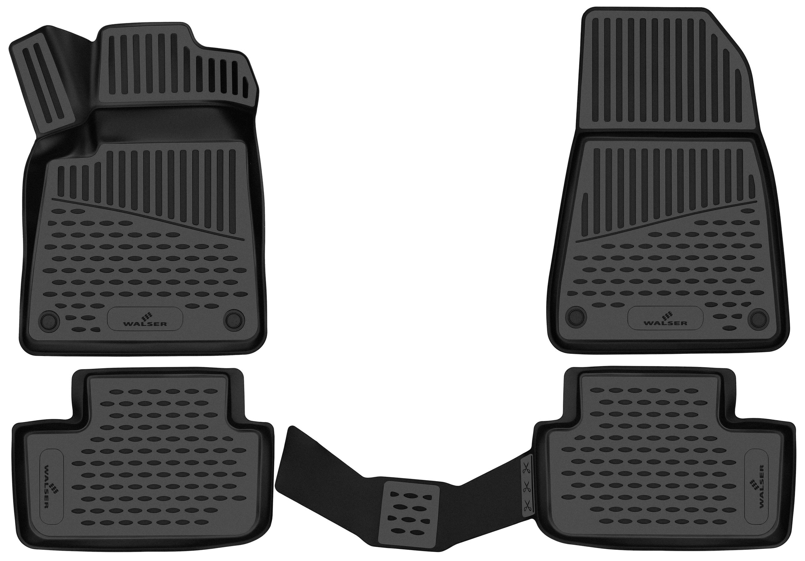 Tapis en caoutchouc XTR pour Polestar 2 (534) 02/2019-auj. Tapis en caoutchouc XTR pour Polestar 2 (534) 02/2019-auj.