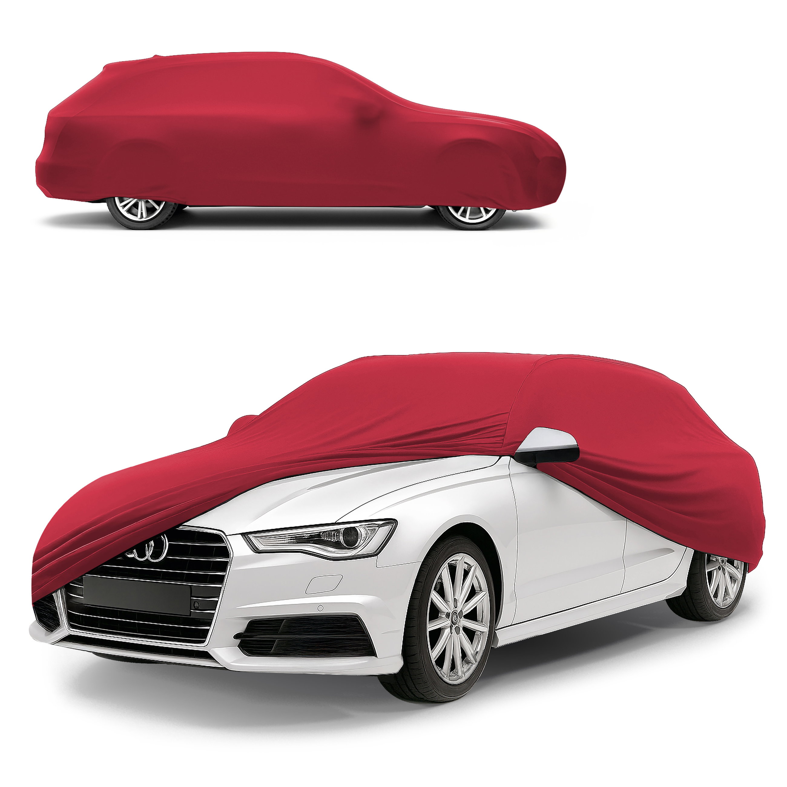 Car cover Indoor Stretch size 6 combi red, Walser Onlineshop