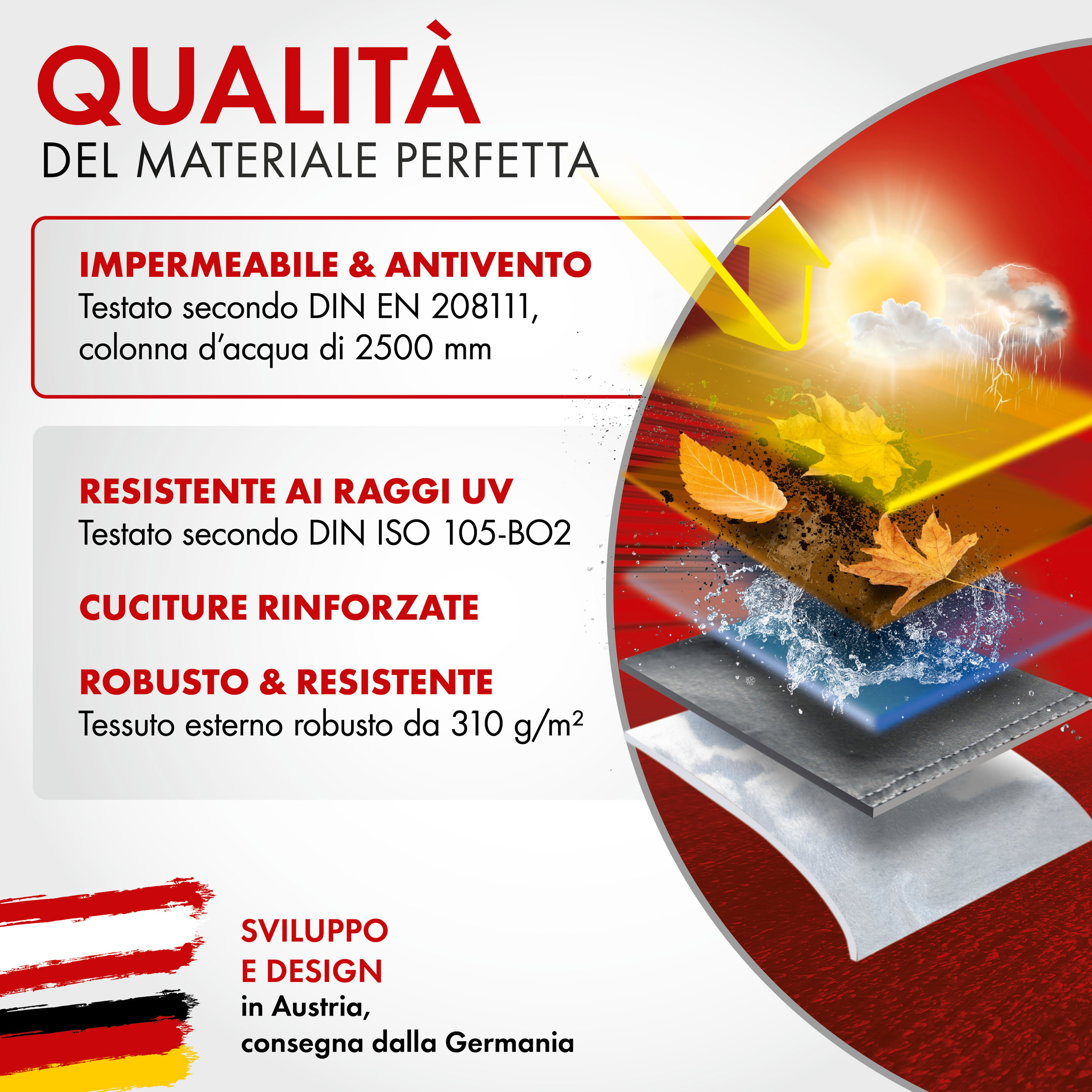 Premium Telone per moto XL, Telone per moto in robusto PVC, Garage per moto impermeabile - 255x110x135 cm grigio