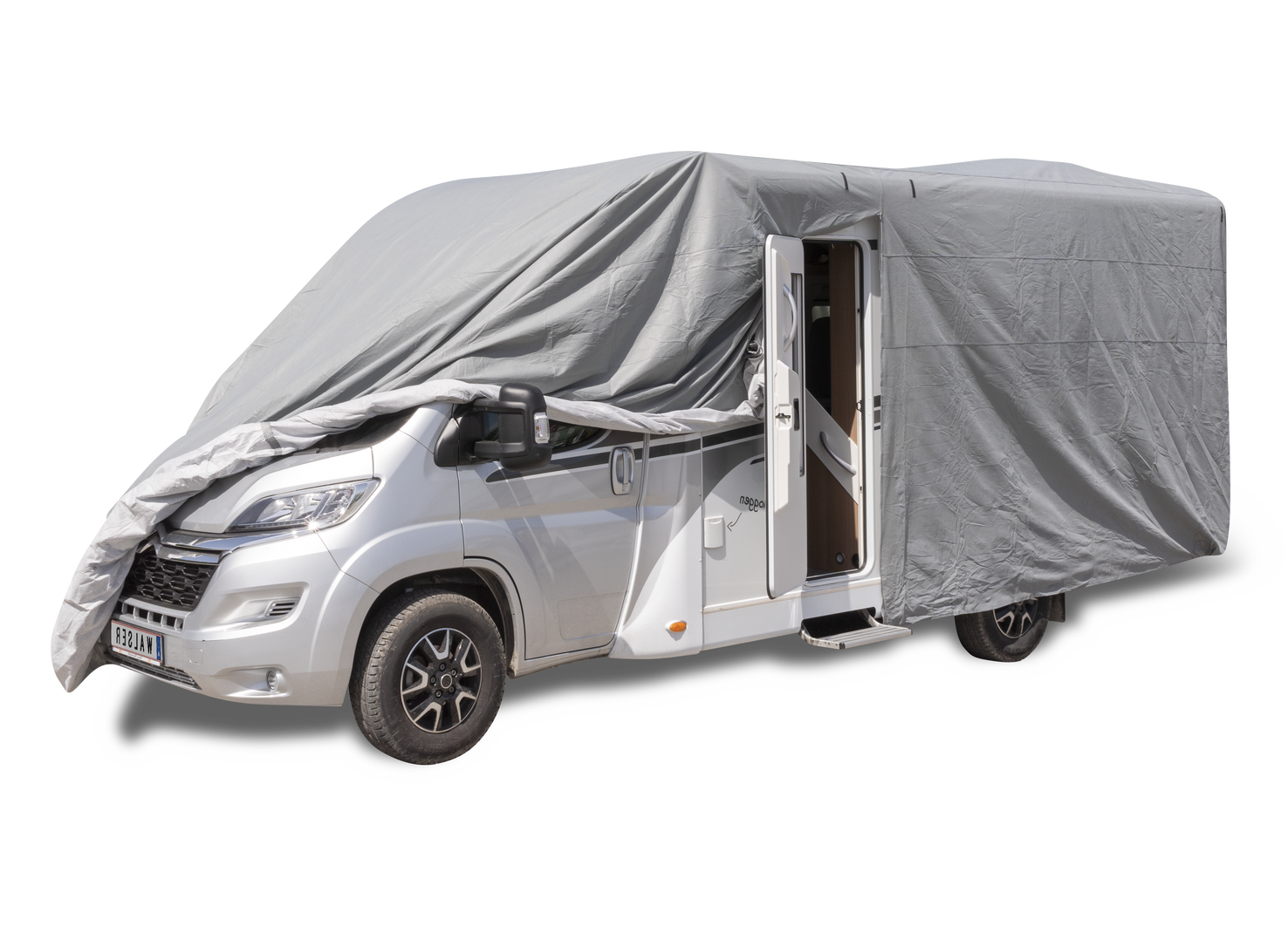 WALSER Tappetini Gomma DirtGuard Su Misura Per VW T5/T6 (2009-2019)