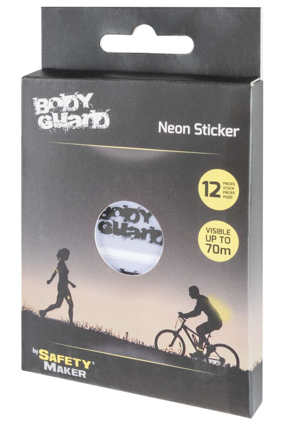 Sticker néon argent 70x20 mm