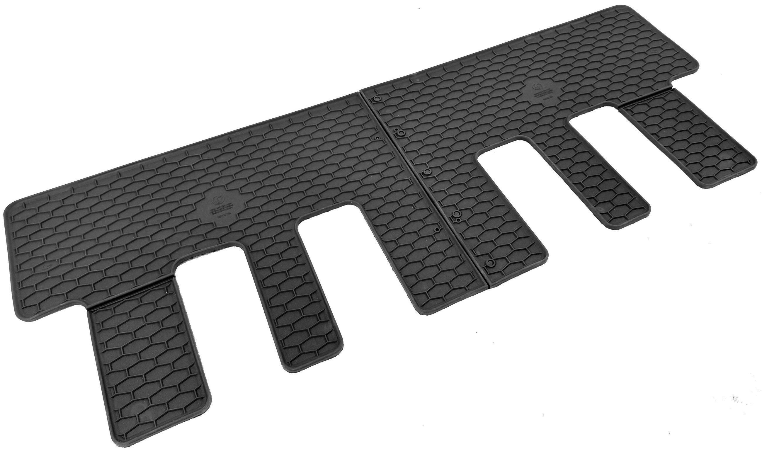 Tapis en caoutchouc DirtGuard pour Ford Tourneo Custom V710 Bus (NXN) 12/2023-auj., 2e rangee