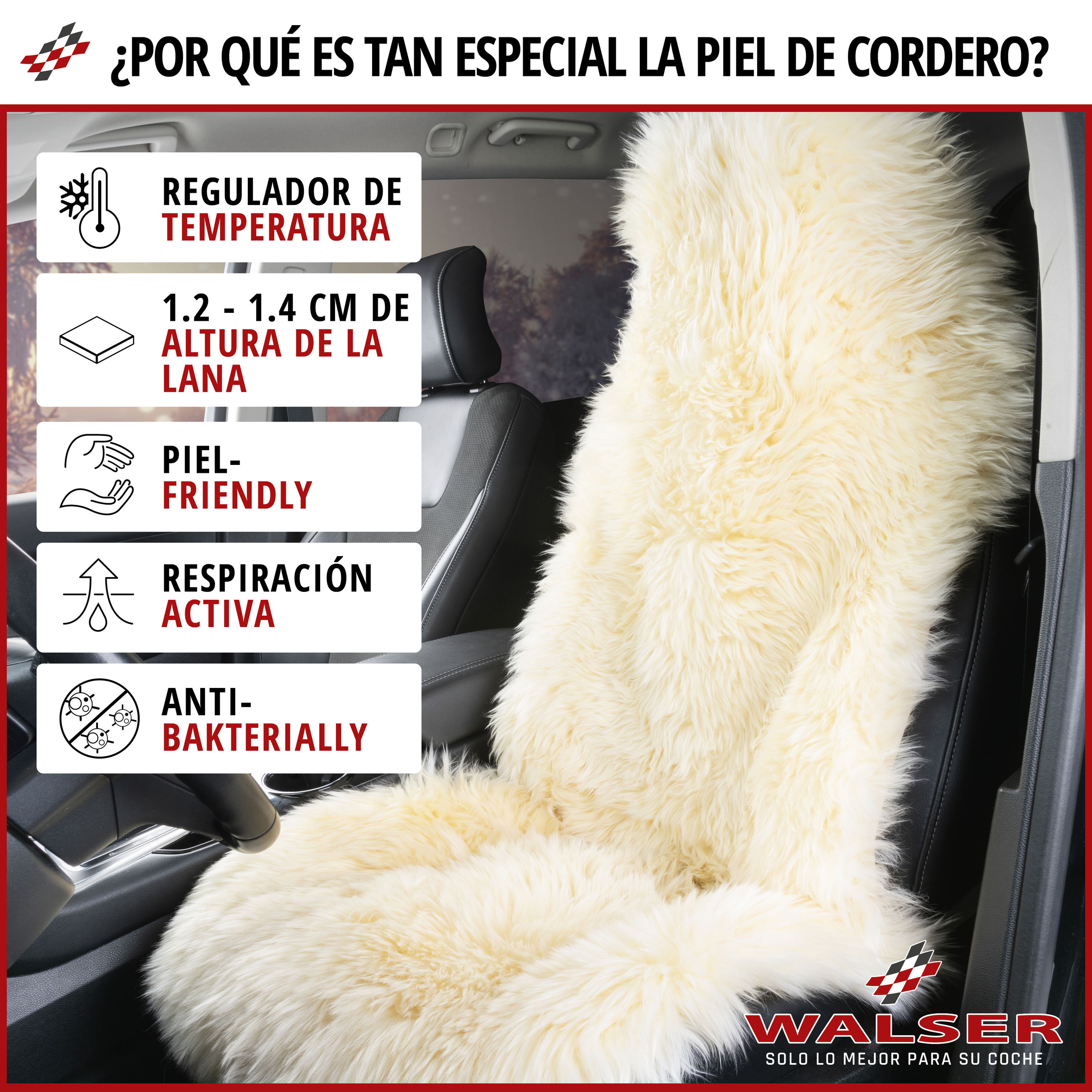 Kissen, Dekoration für Zuhause, lambskin, car seat, fleece, sheepskin, car accessory