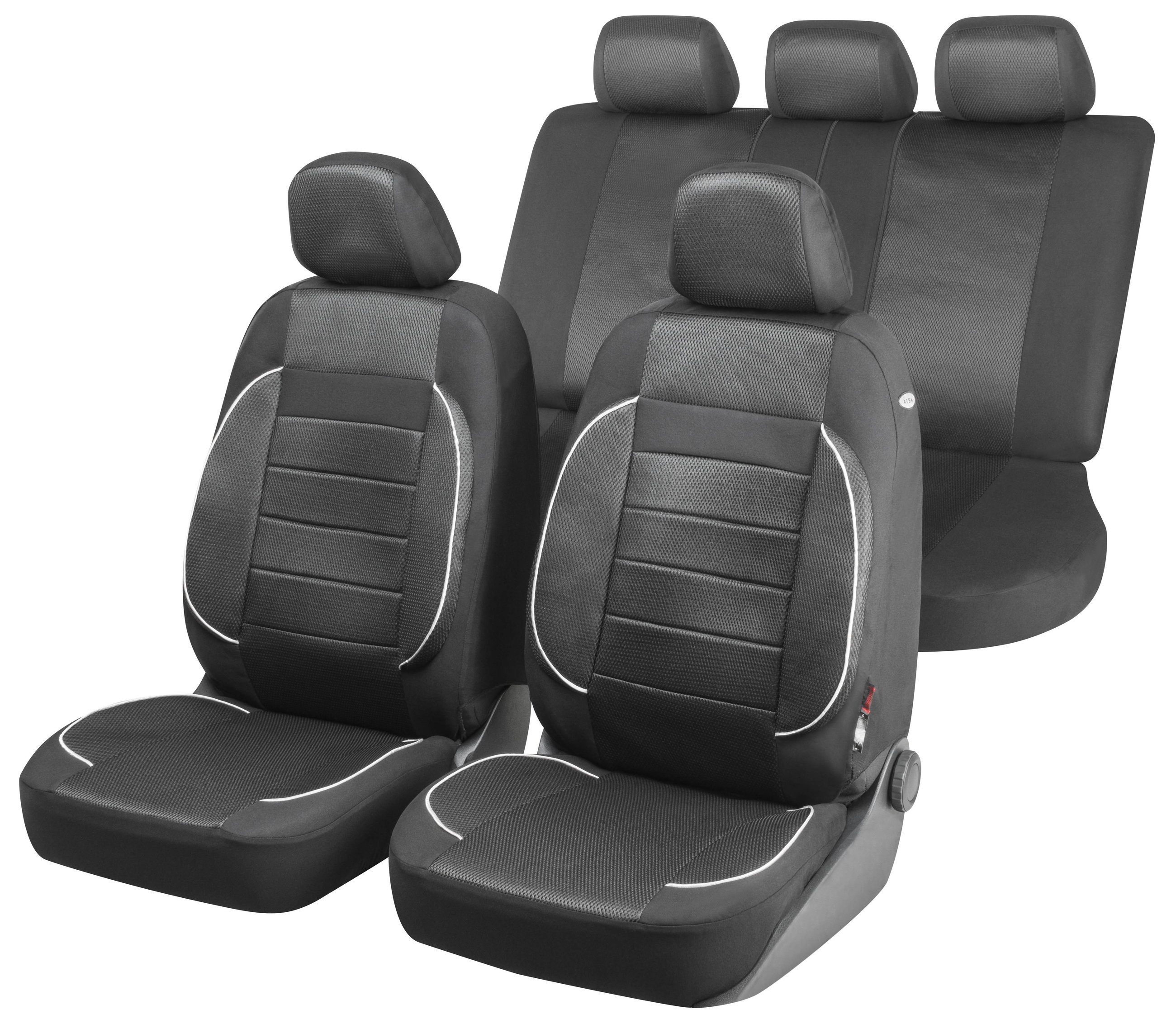 Set completo di coprisedili auto ZIPP IT Premium Rover con sistema di chiusura a cerniera