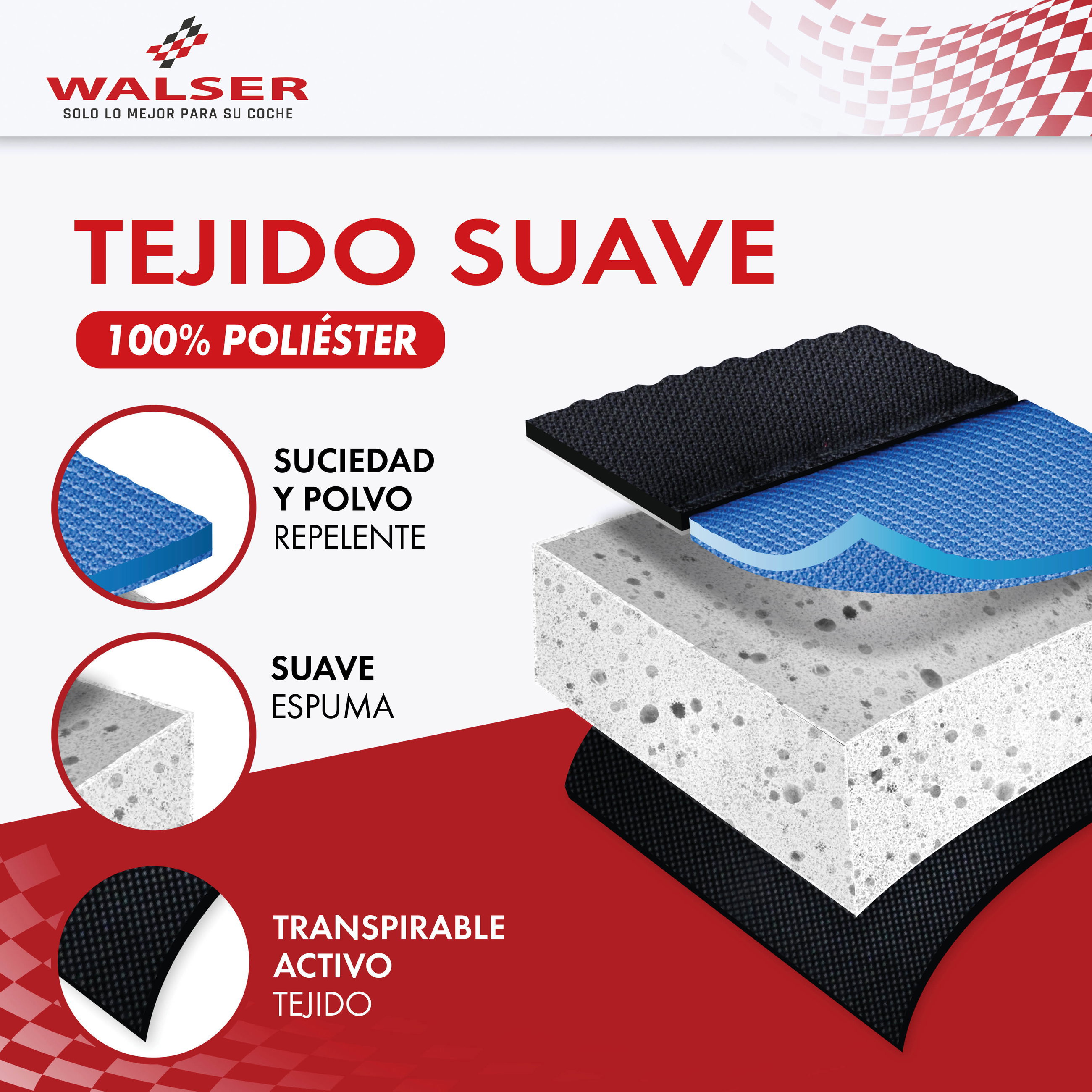 Werbung, Plakat, Mobiliar, tecido, suave, espuma, transpirable, accesorios