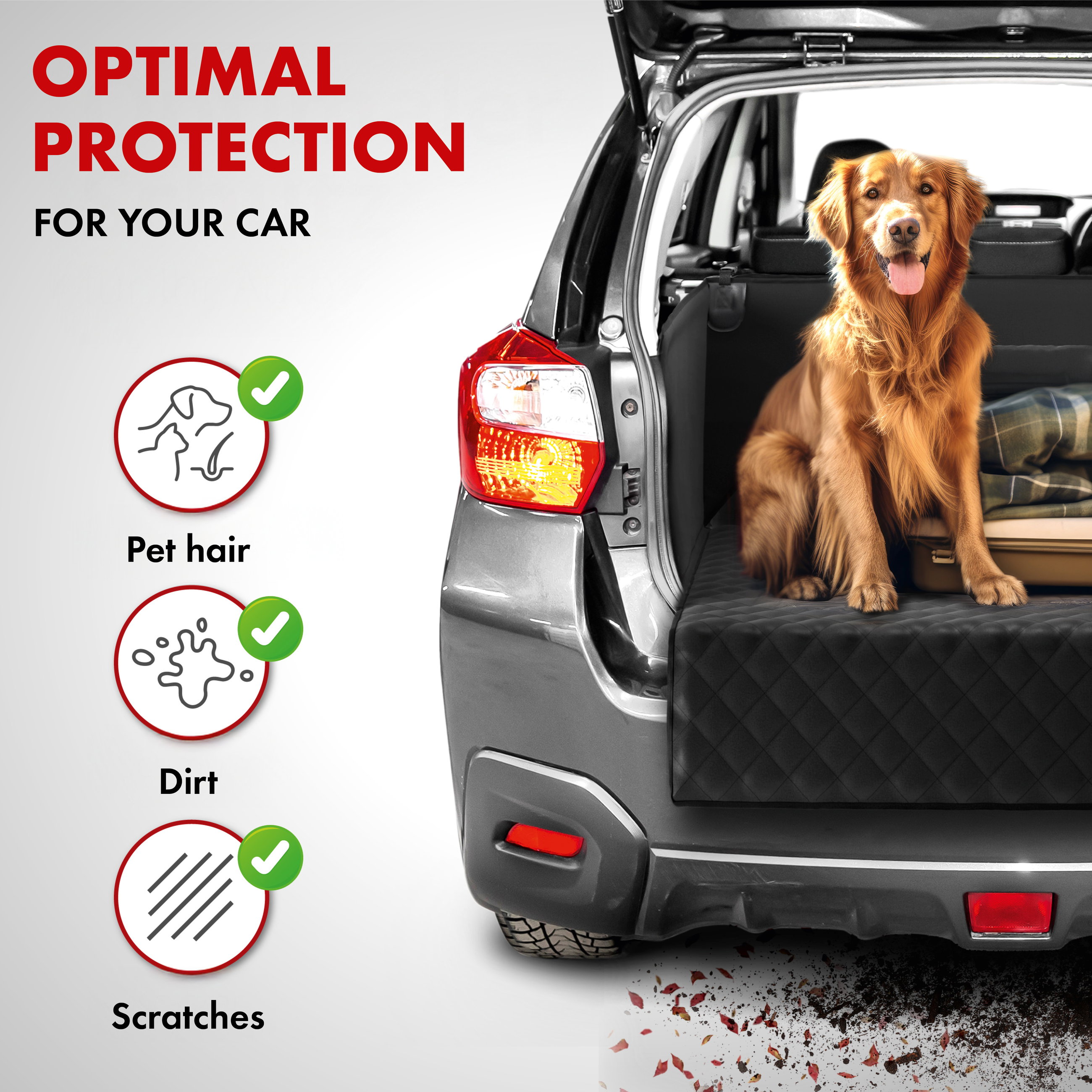 Boot lid dog blanket Bello