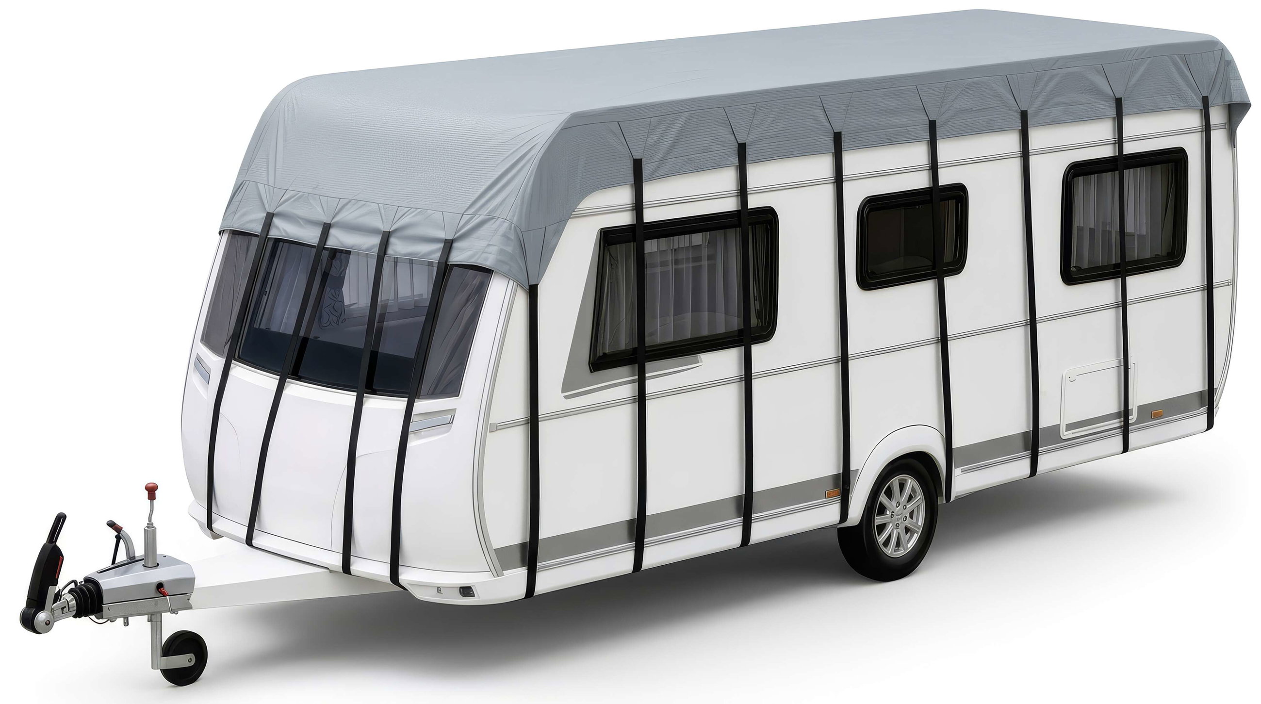 Caravan Dachabdeckung 500x300cm grau