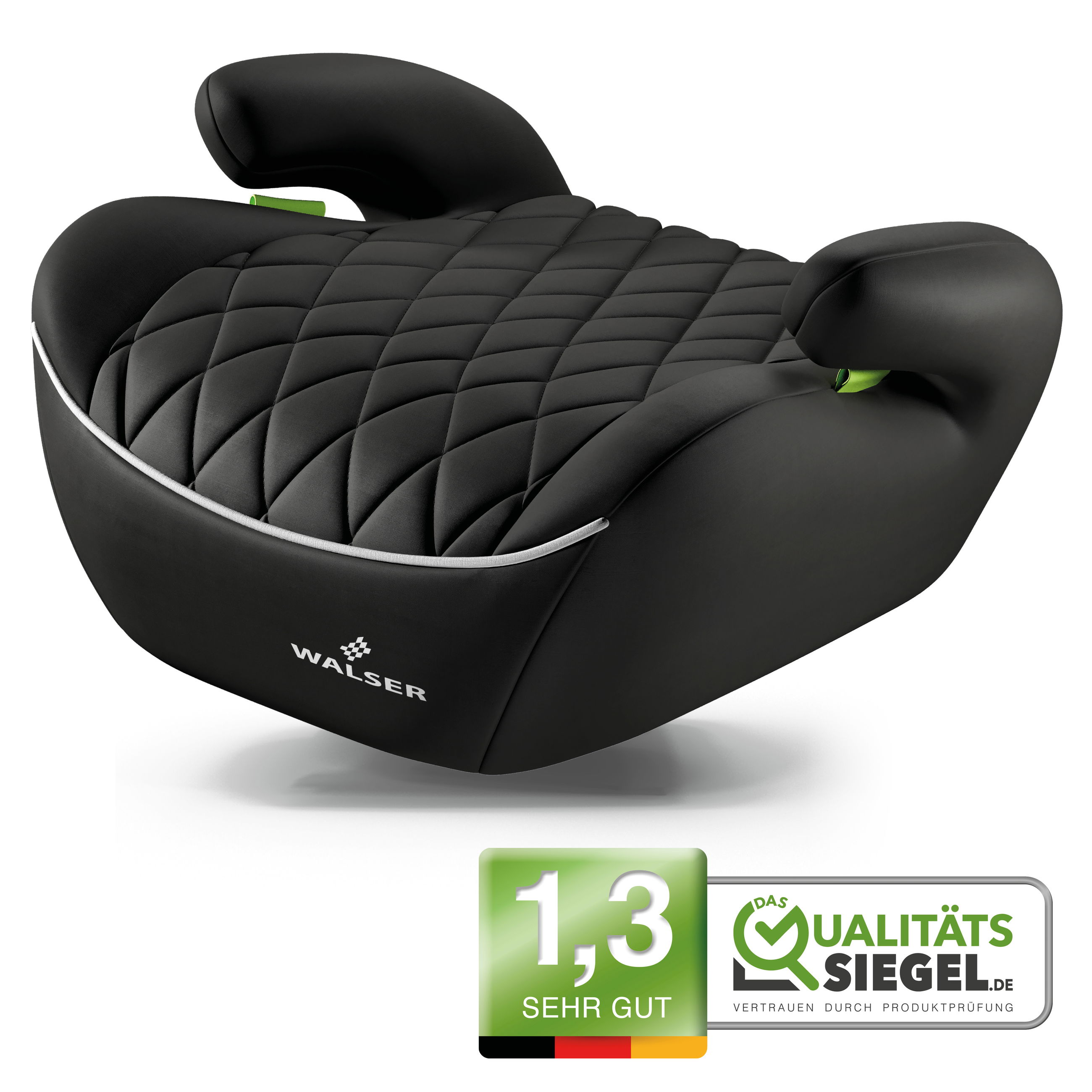 Booster Seat Andy, Premium booster seat car ECE R 129 tested, child seat black Booster Seat Andy, Premium booster seat car ECE R 129 tested, child seat black