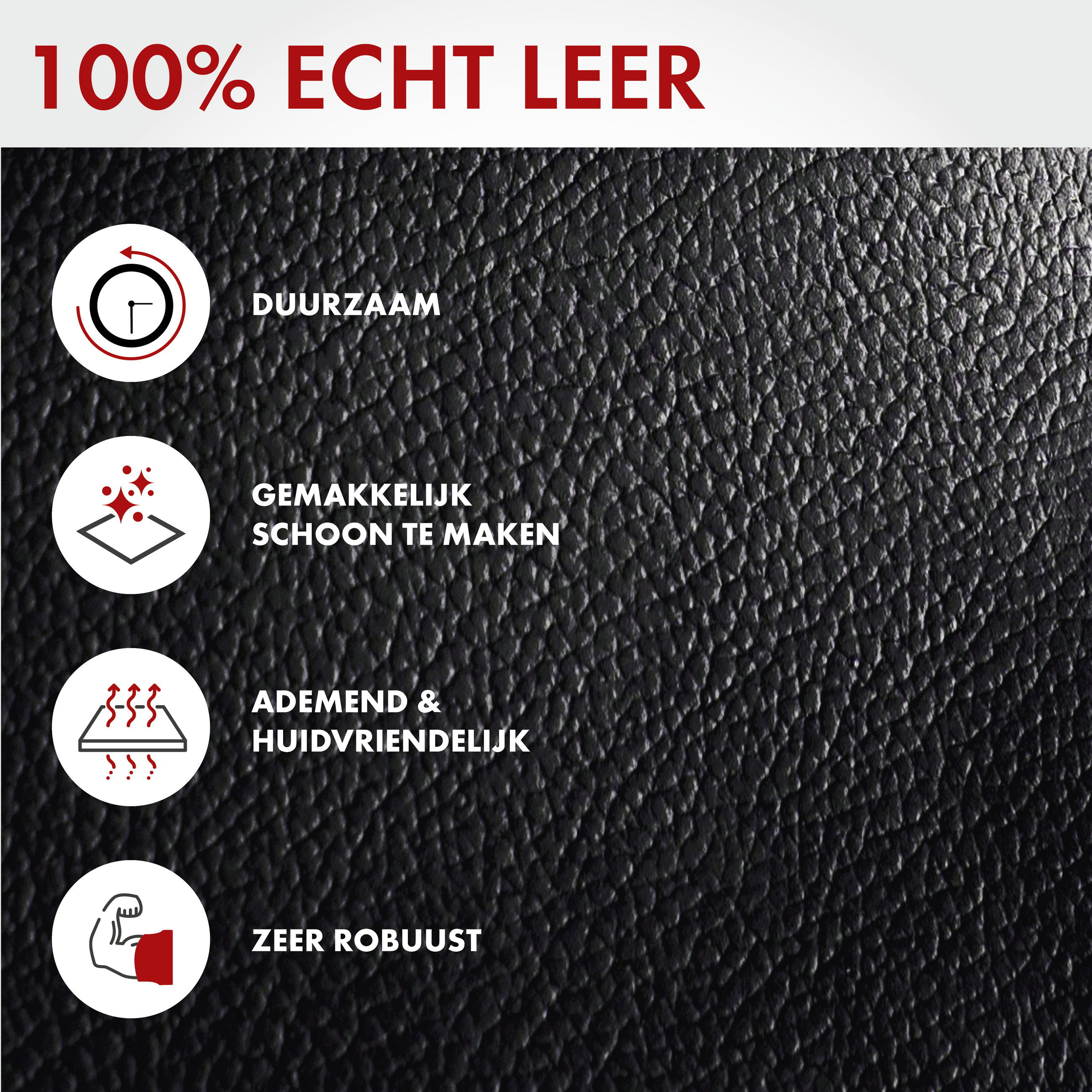 Auto stoelbeschermer Ranger, Leer Stoelbekleding, Autostoelbeschermer zwart, 1 stuk
