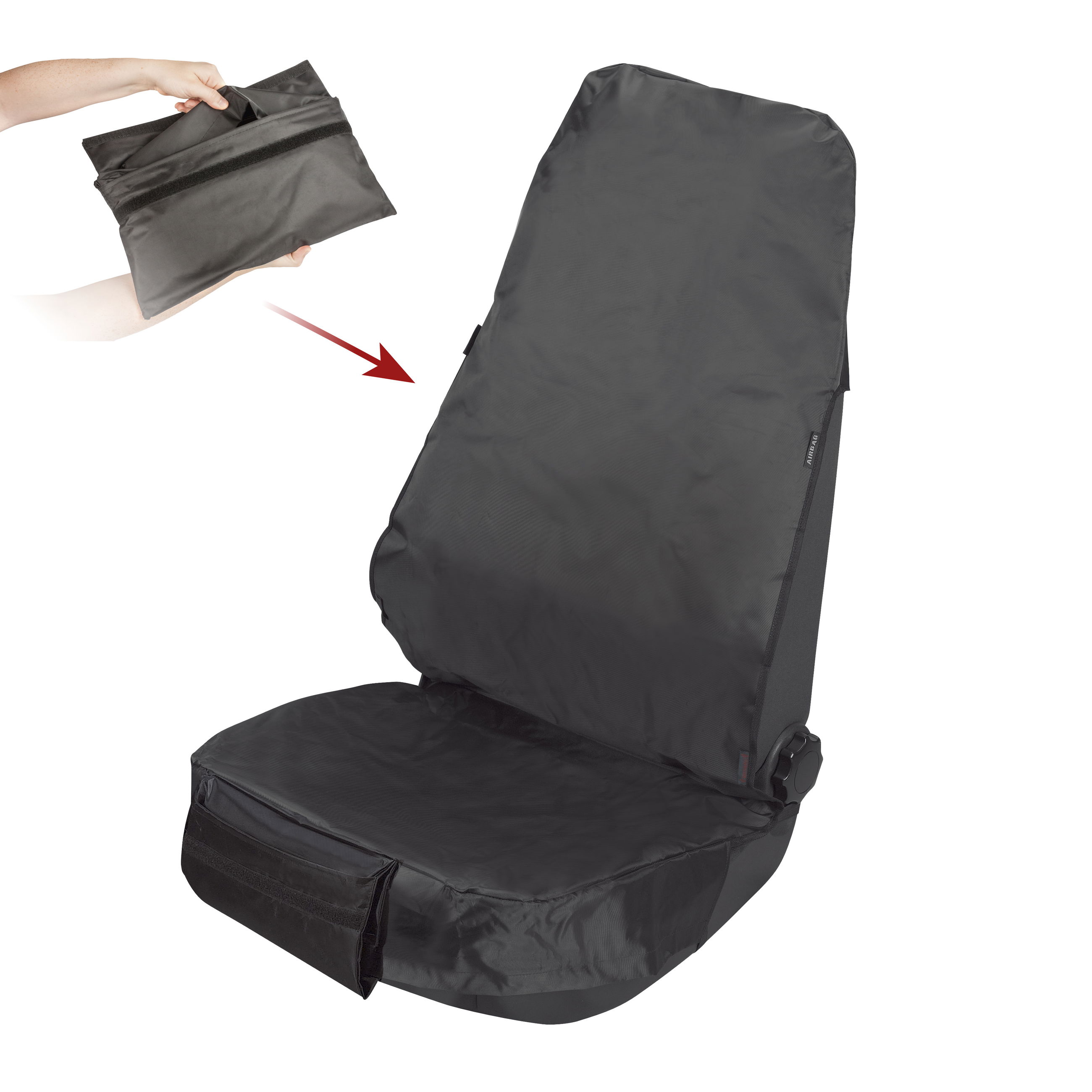 Car seat workshop cover Dirty Harry made of fabric, 1 piece