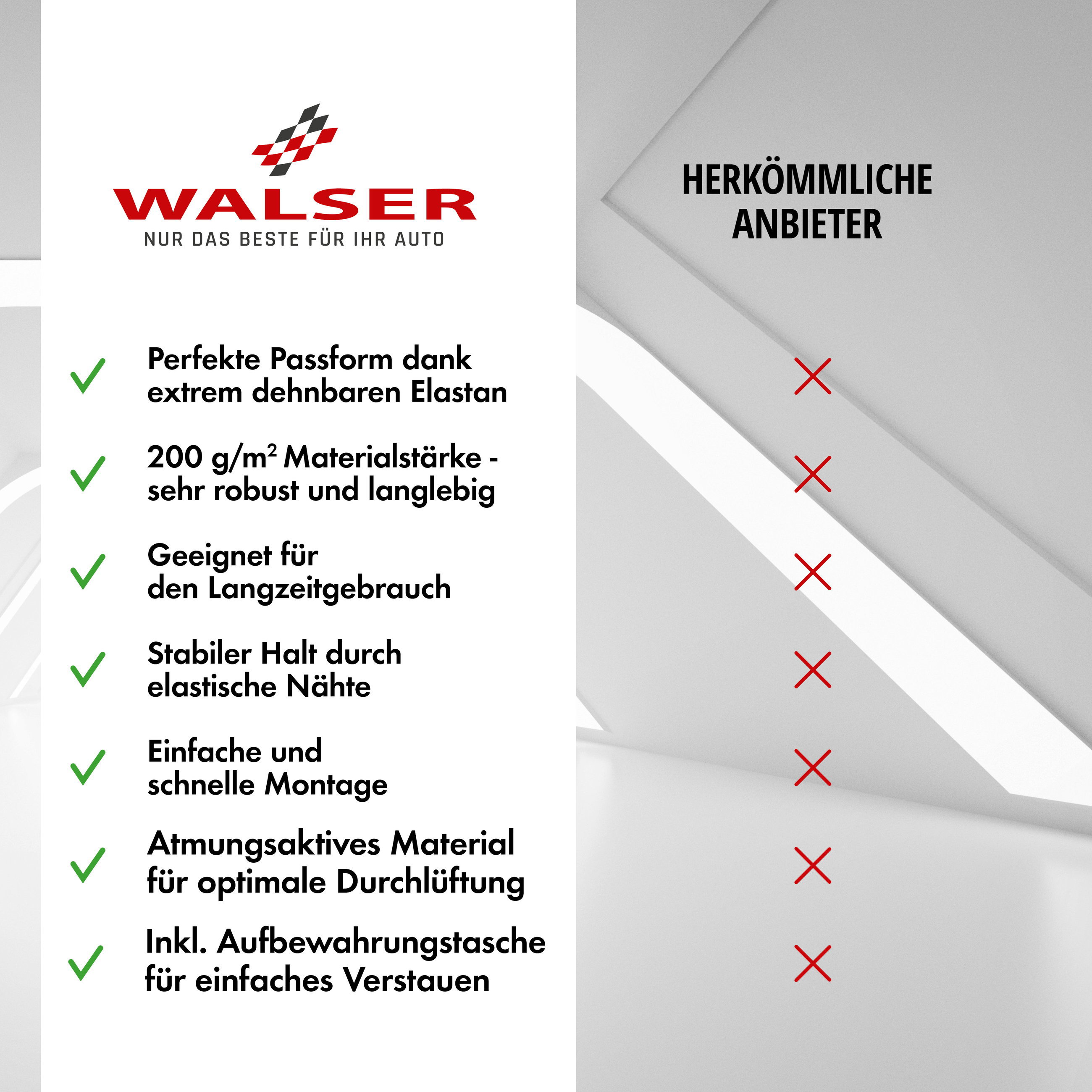 Autoplane Indoor Stretch Plus, PKW-Abdeckplane Größe 2 PKW schwarz