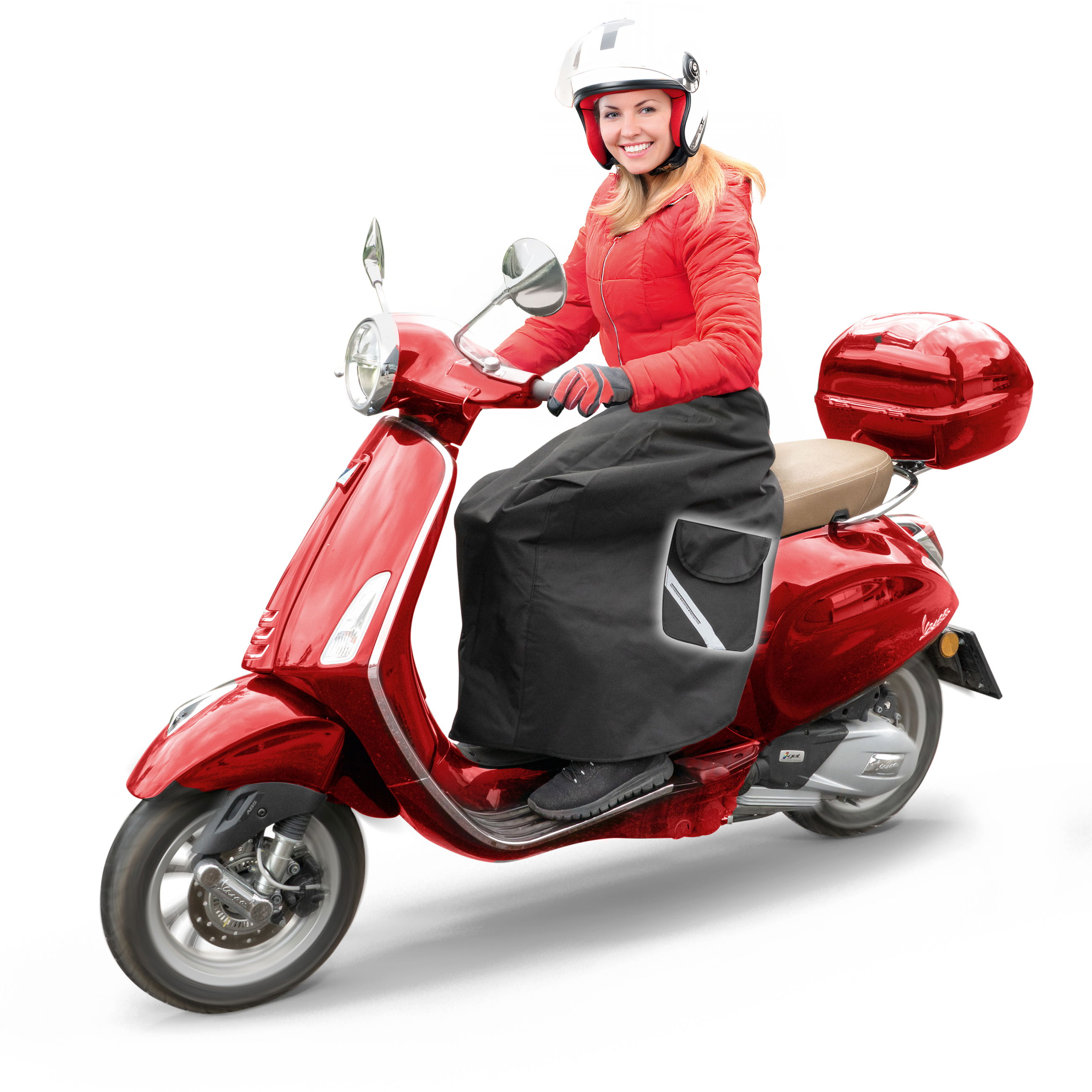 Roller-Nässeschutz, wasserdichter Regenschutz-Moped, Scooter-Nässeschutz schwarz