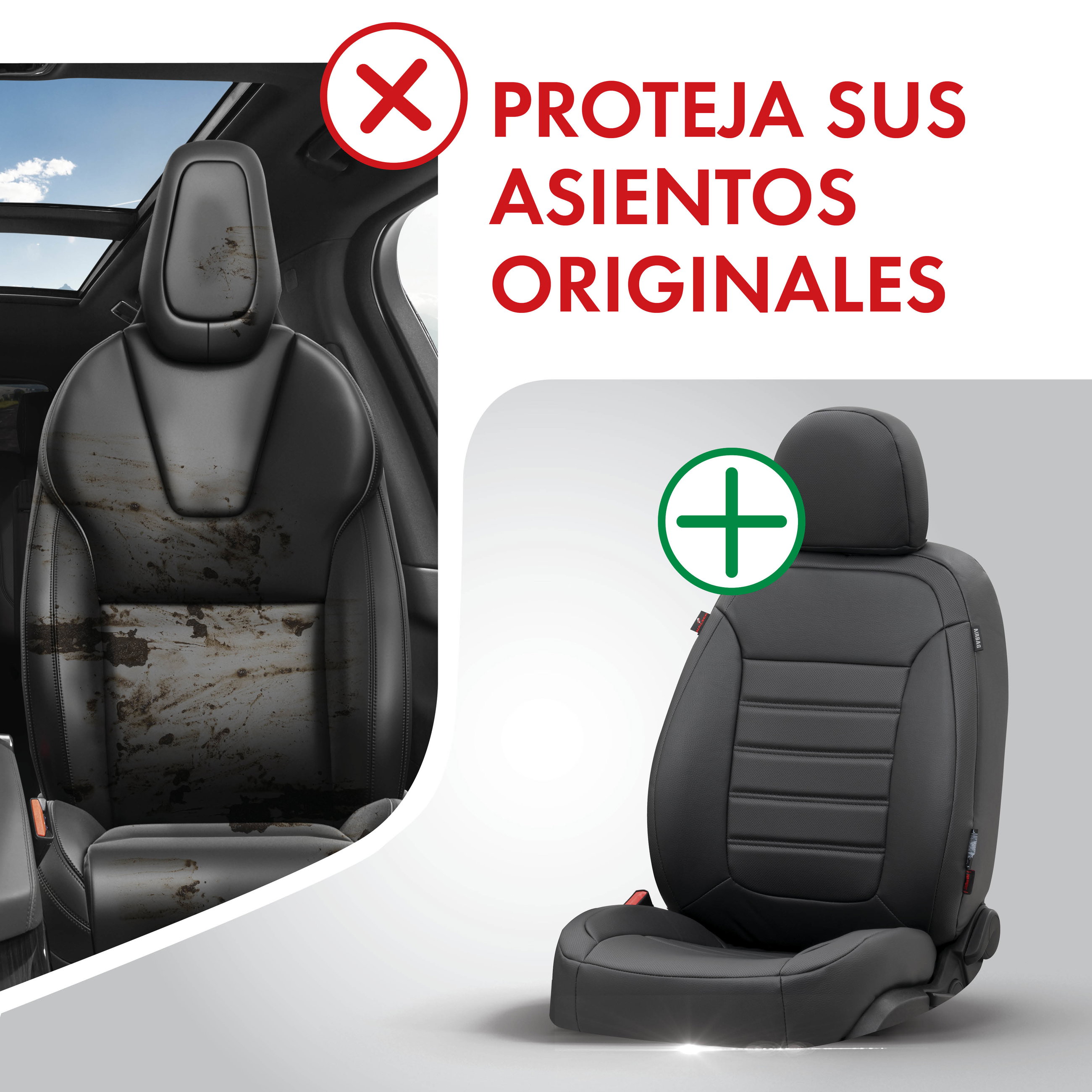 Funda de asiento a medida Robusto para BMW 1 (E87) 02/2003-01/2013, 2 asiento individualfundas para asientos estándar
