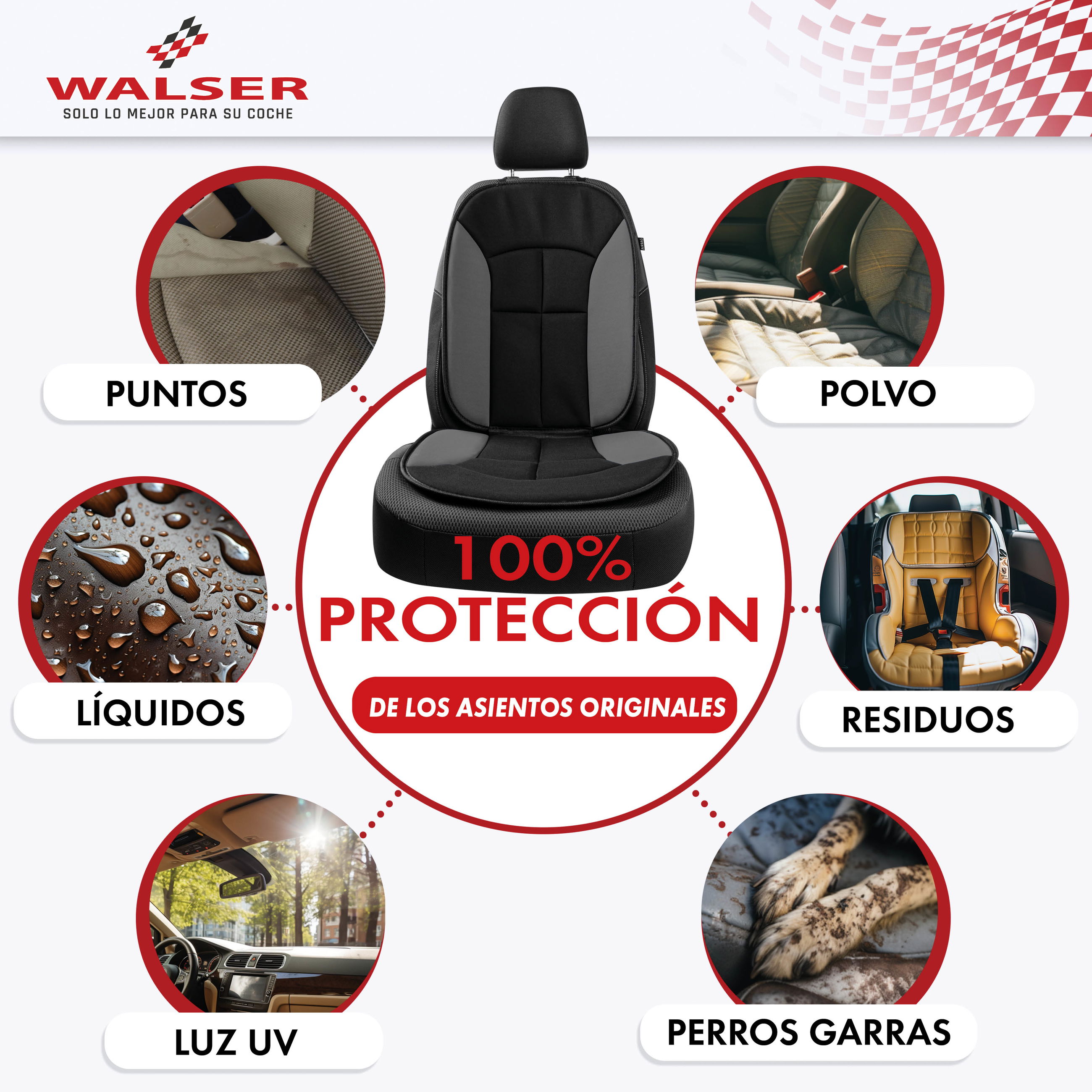 Kissen, Dekoration für Zuhause, auto, car, seat, protección, coche