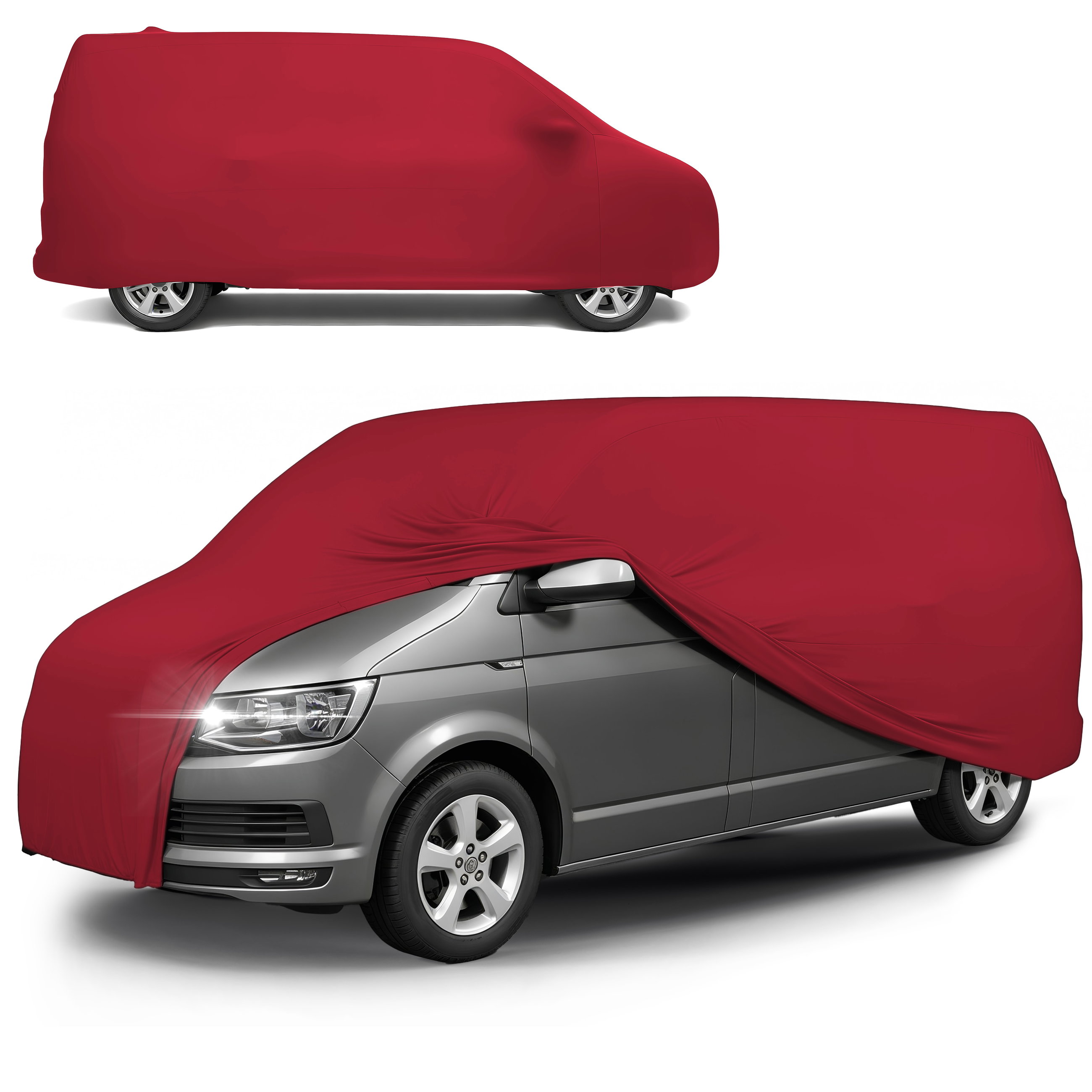 Car Cover Indoor Stretch Plus, Van/Bus Cover Size 12 Bus red, Walser Onlineshop