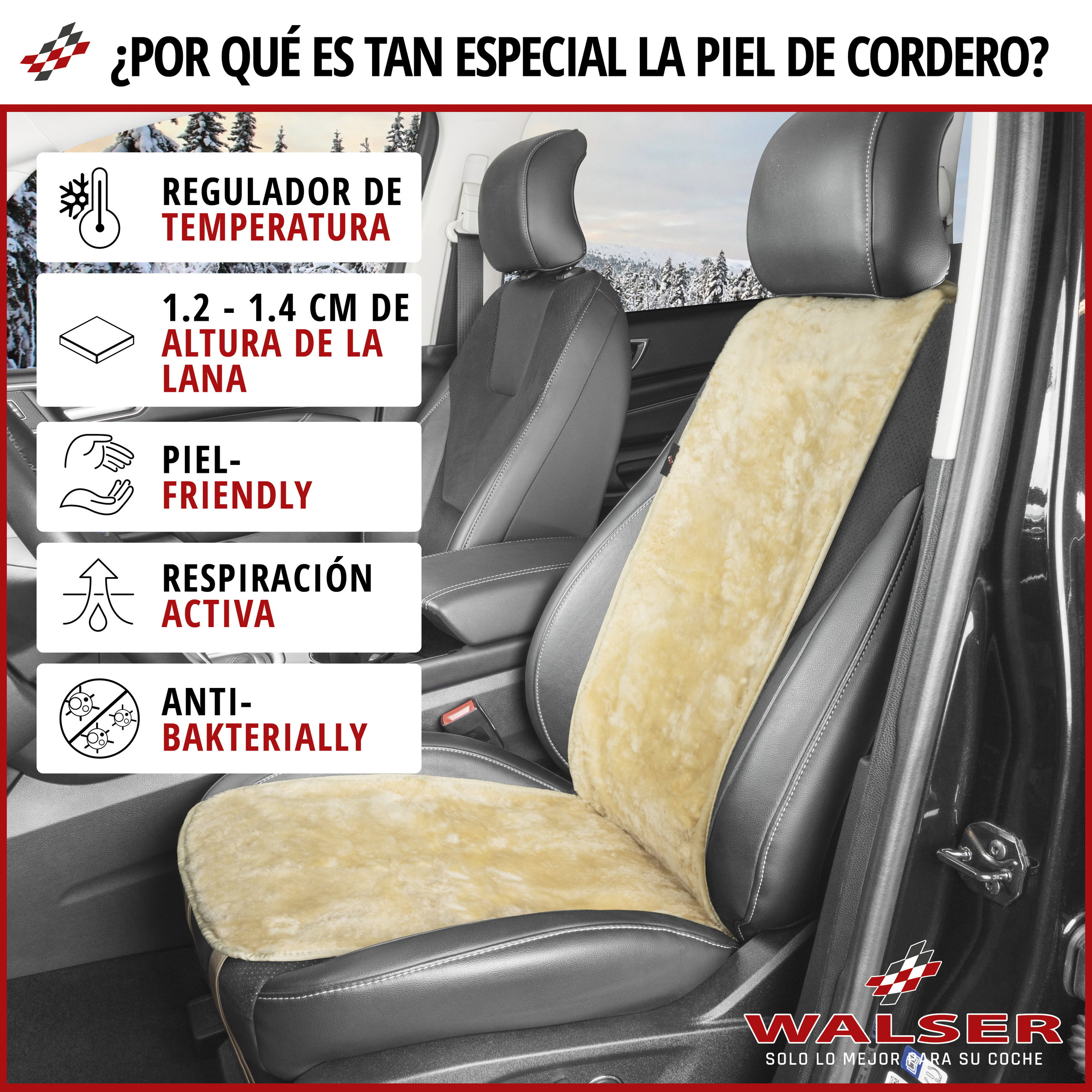 Kissen, Dekoration für Zuhause, Stuhl, Mobiliar, autokissen, sitzauflage, lammfell, inhaltsstoffe, leder, Sitzauflage, Lammfell, Autozubehör, Sitzbezug, Antibakteriell