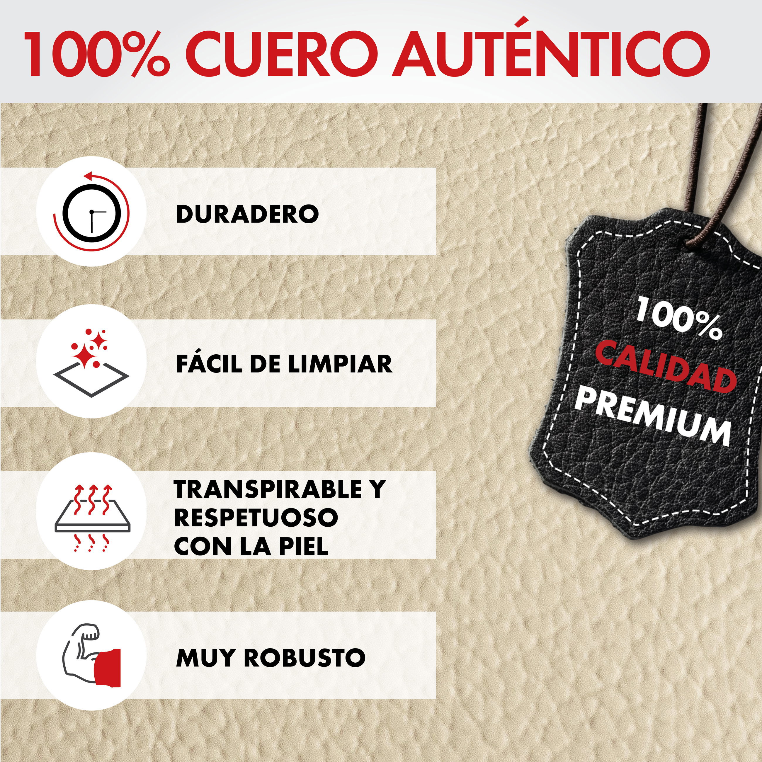 Funda de asiento Billy de cuero auténtico, funda protectora de coche cuero auténtico, funda de asiento delantero ZIPP-IT beige, 1 pieza