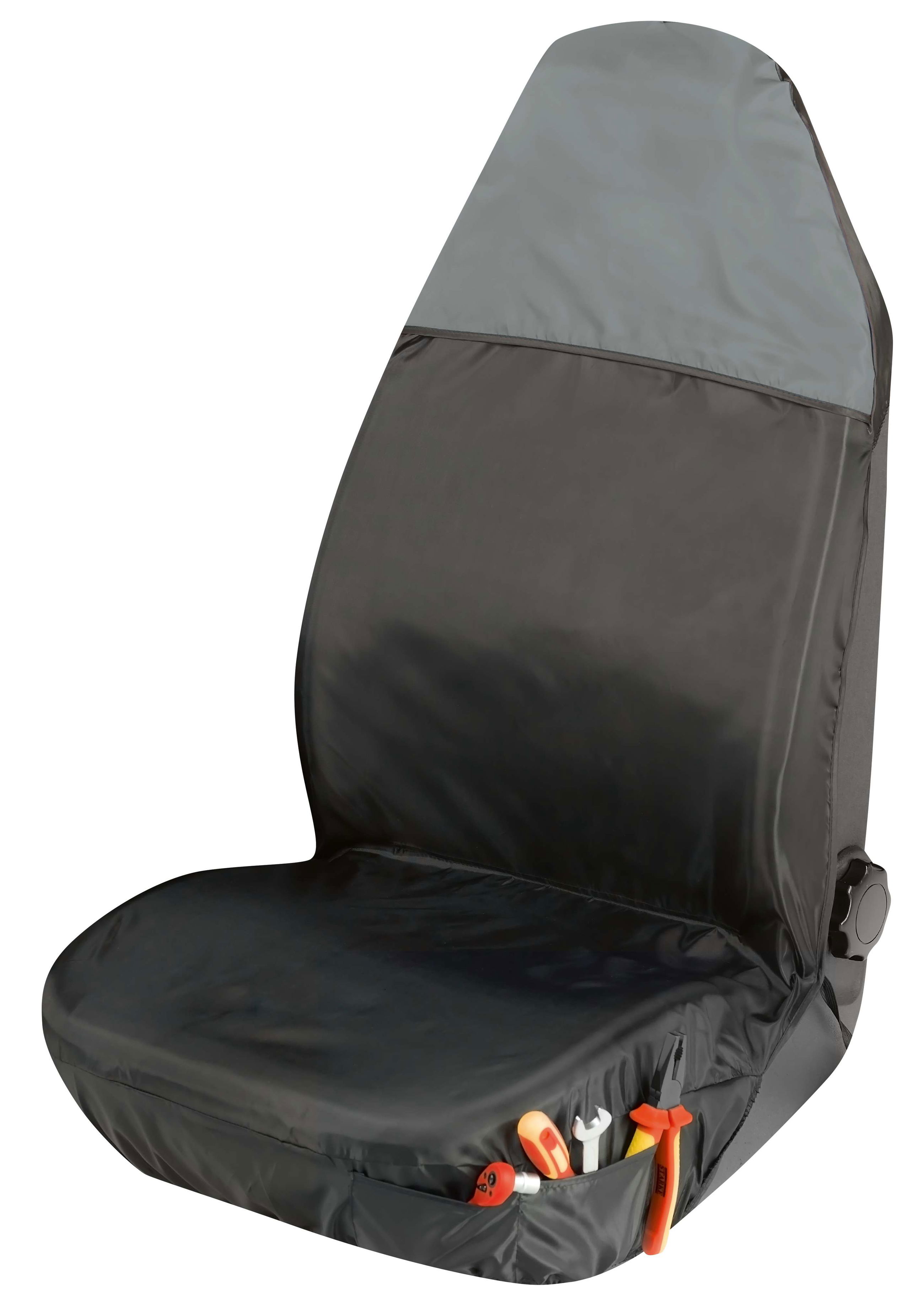 Housse de siège auto Smart Protect pour siège avant gris