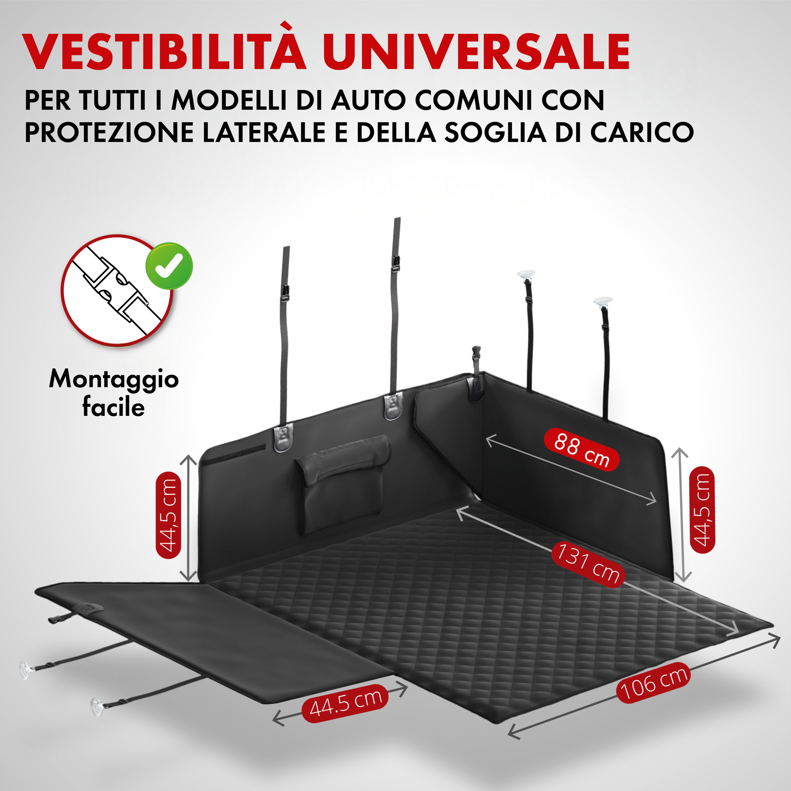 Coperta per cane coperchio del bagagliaio Bello