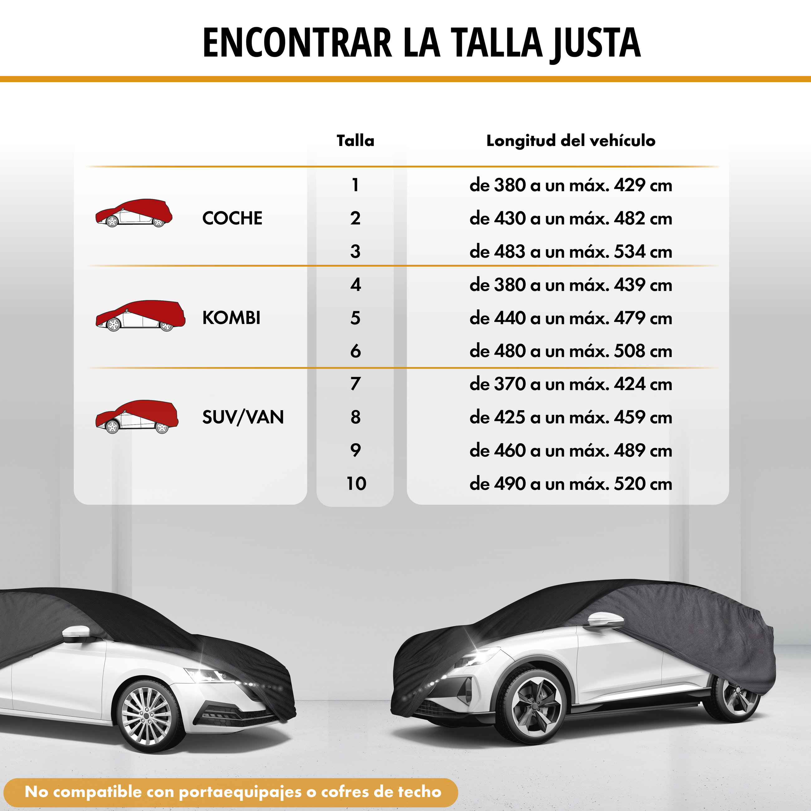 Funda de coche Indoor Eco, cubierta protectora de coche talla 2 coche negro