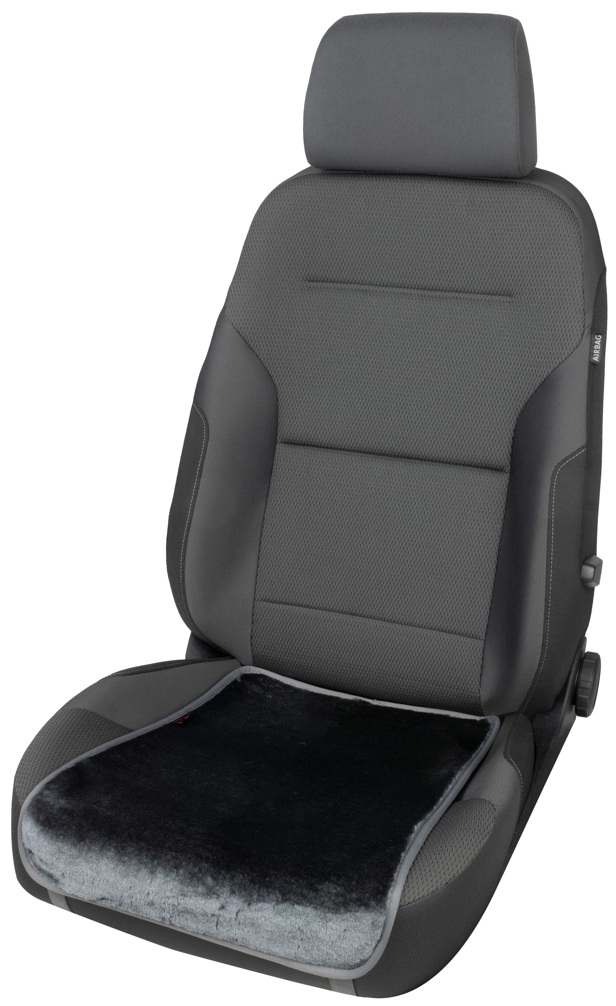 Sitzkissen Teddy 1 pcs. anthrazit Kissen, Dekoration für Zuhause, Stuhl, Mobiliar